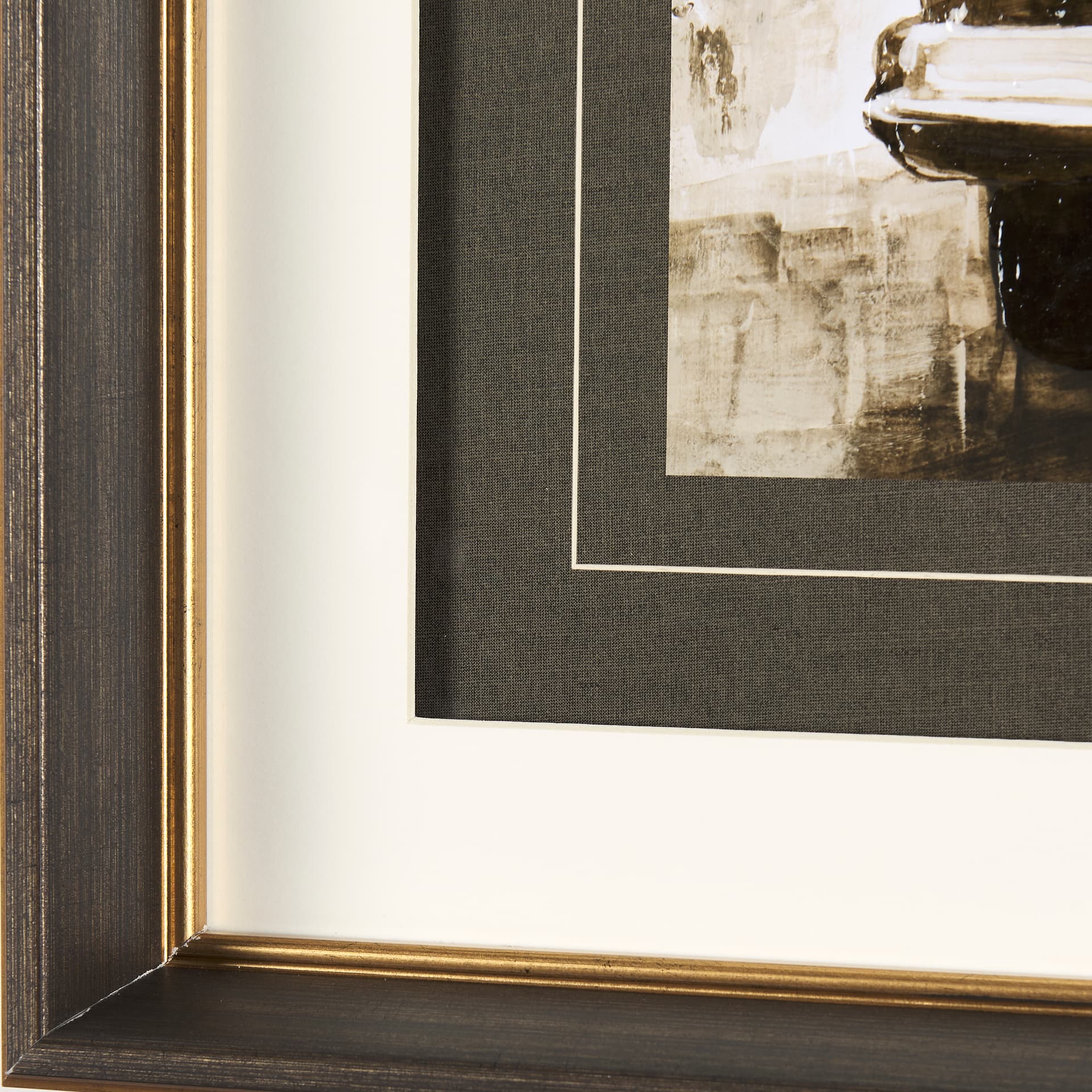 Vintage Car Picture III by Mercana Studio Hand Embellished Framed Art Print Matted under Glass — product photograph