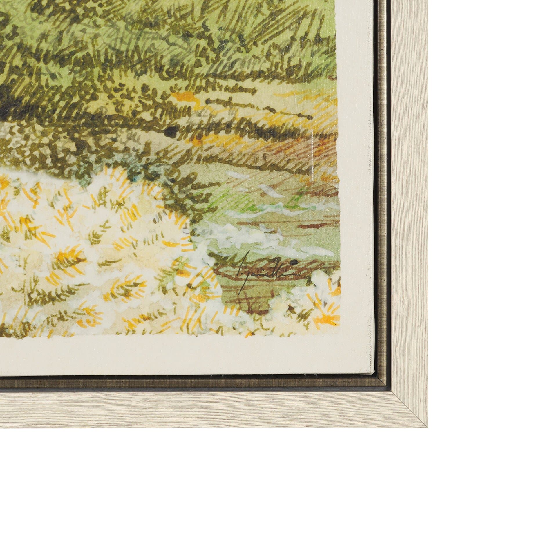Cactus Country I by Mercana Studio Hand-Embellished Textured Framed Canvas Artwork — product photograph