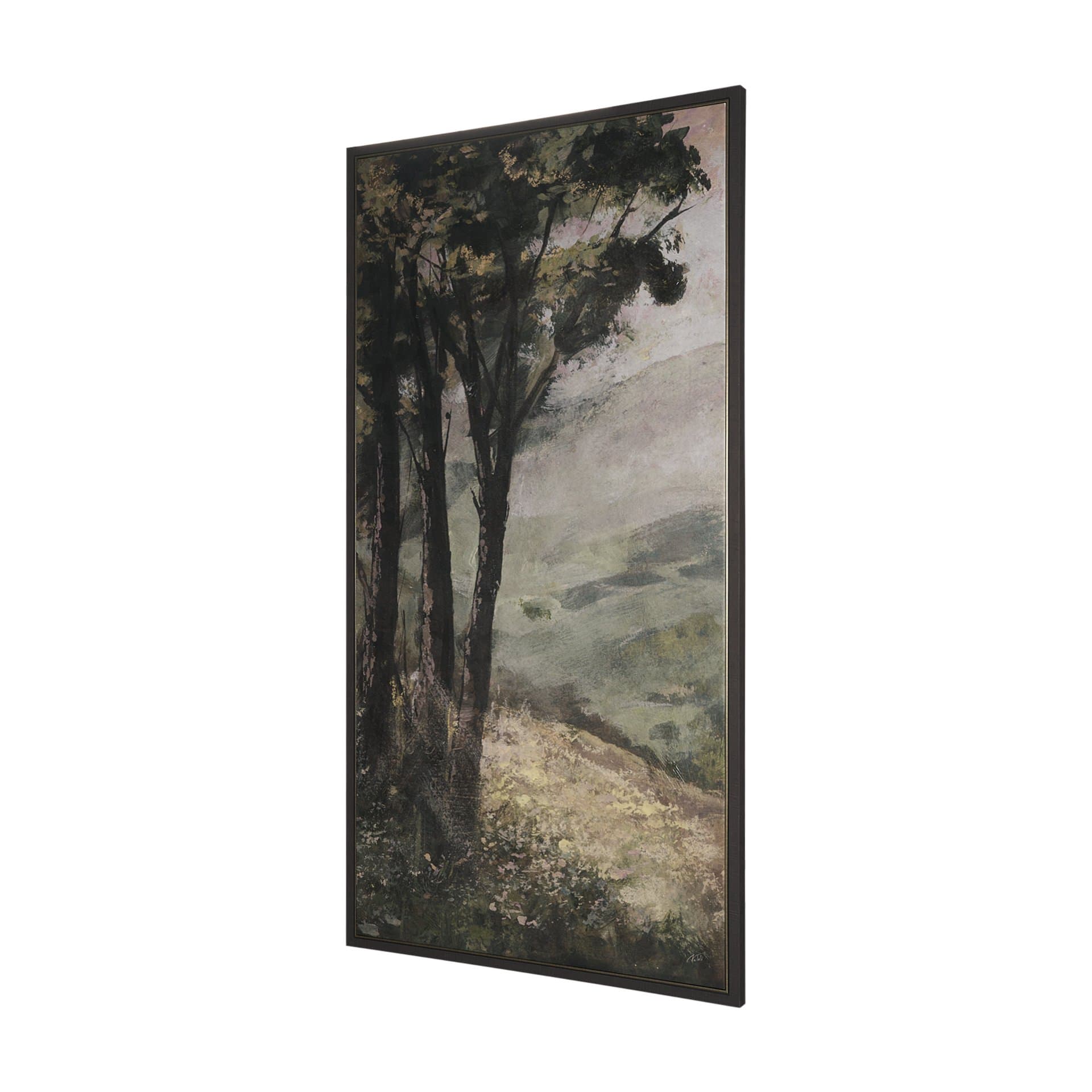 Silent Forest IV by Mercana Studio Hand-Embellished Textured Framed Canvas Artwork — product photograph