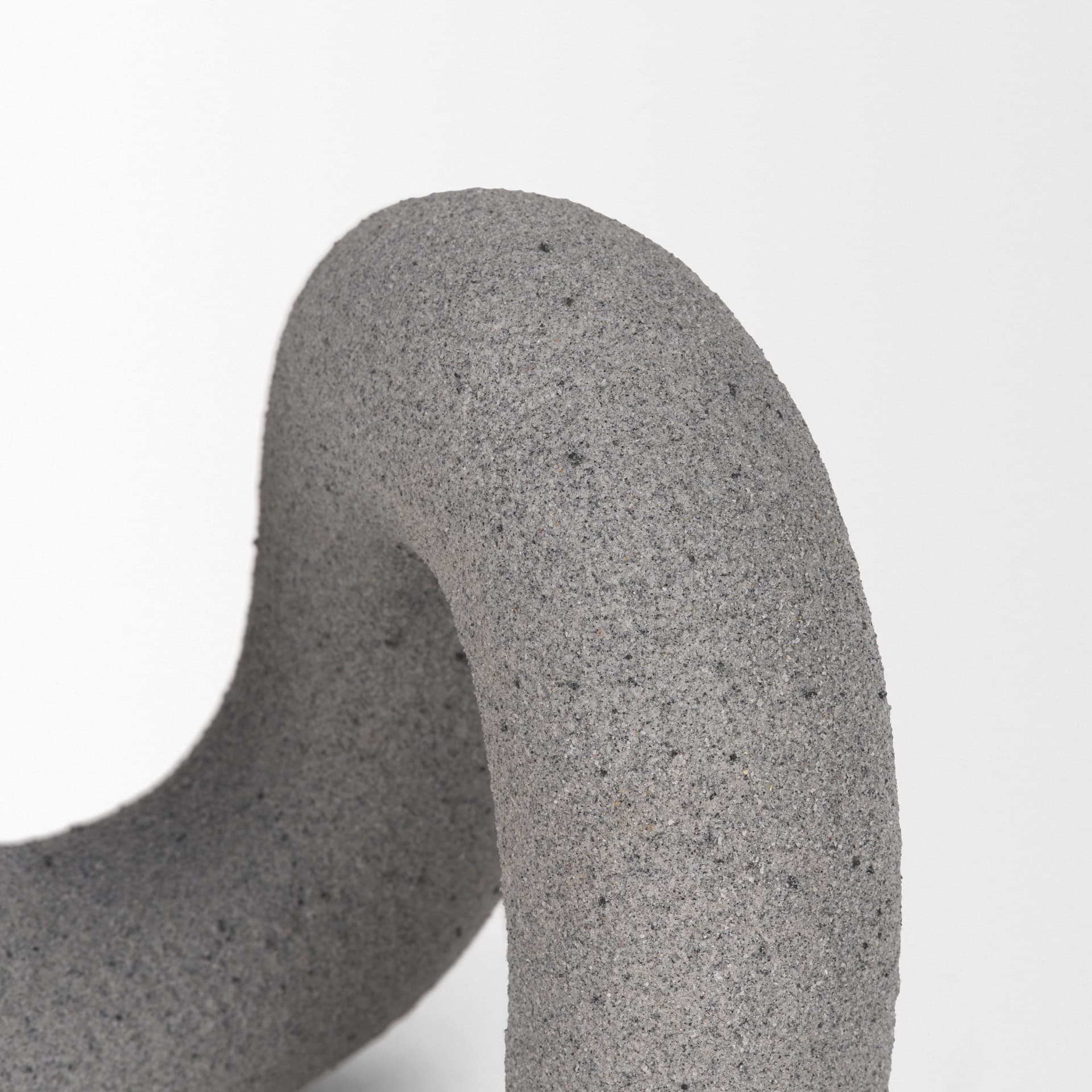 Kailas Resin Textured Concrete Gray Decorative Object — product photograph