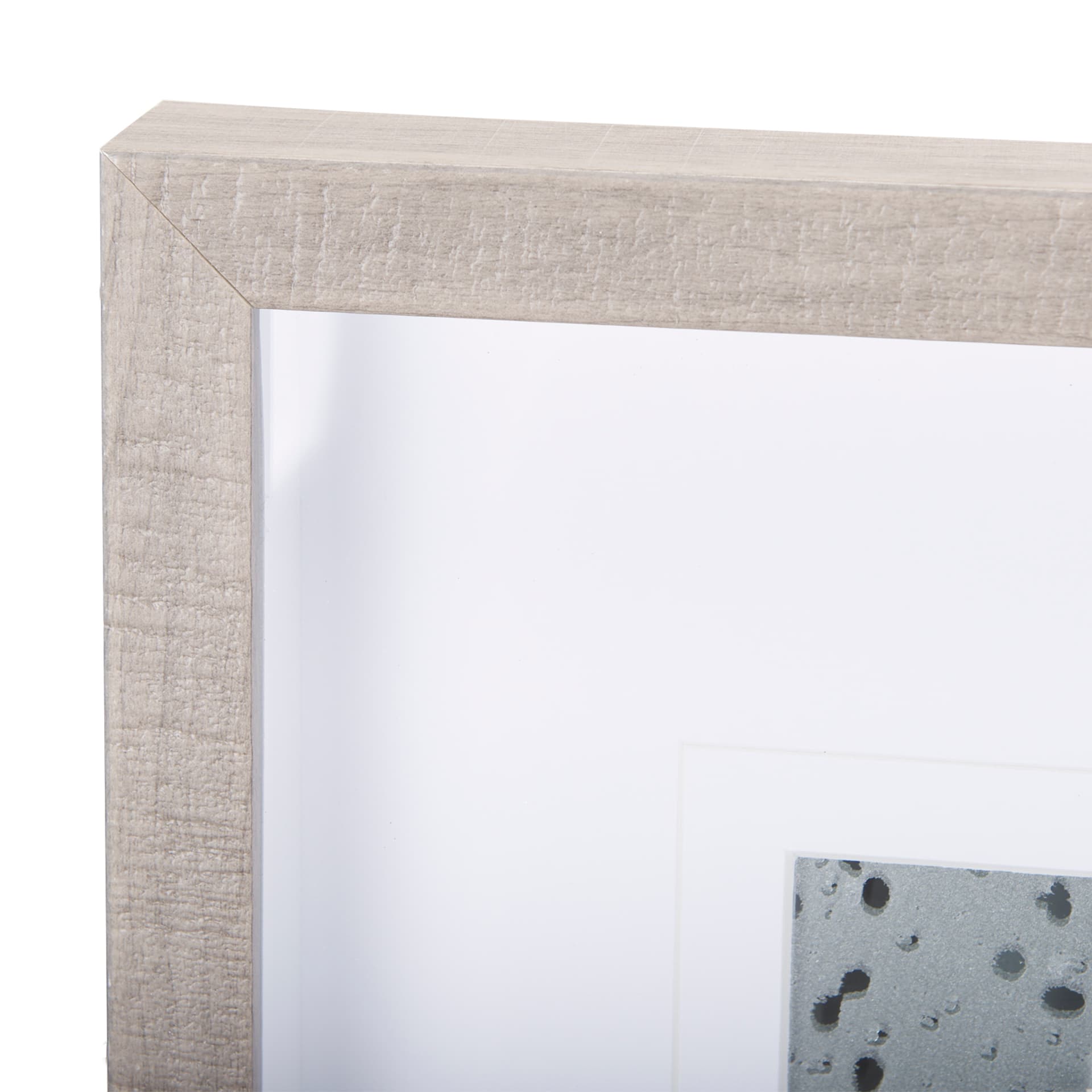 Mudslide II by Mercana Studio a Hand Embellished Textured Framed Art Print Matted under Glass — product photograph