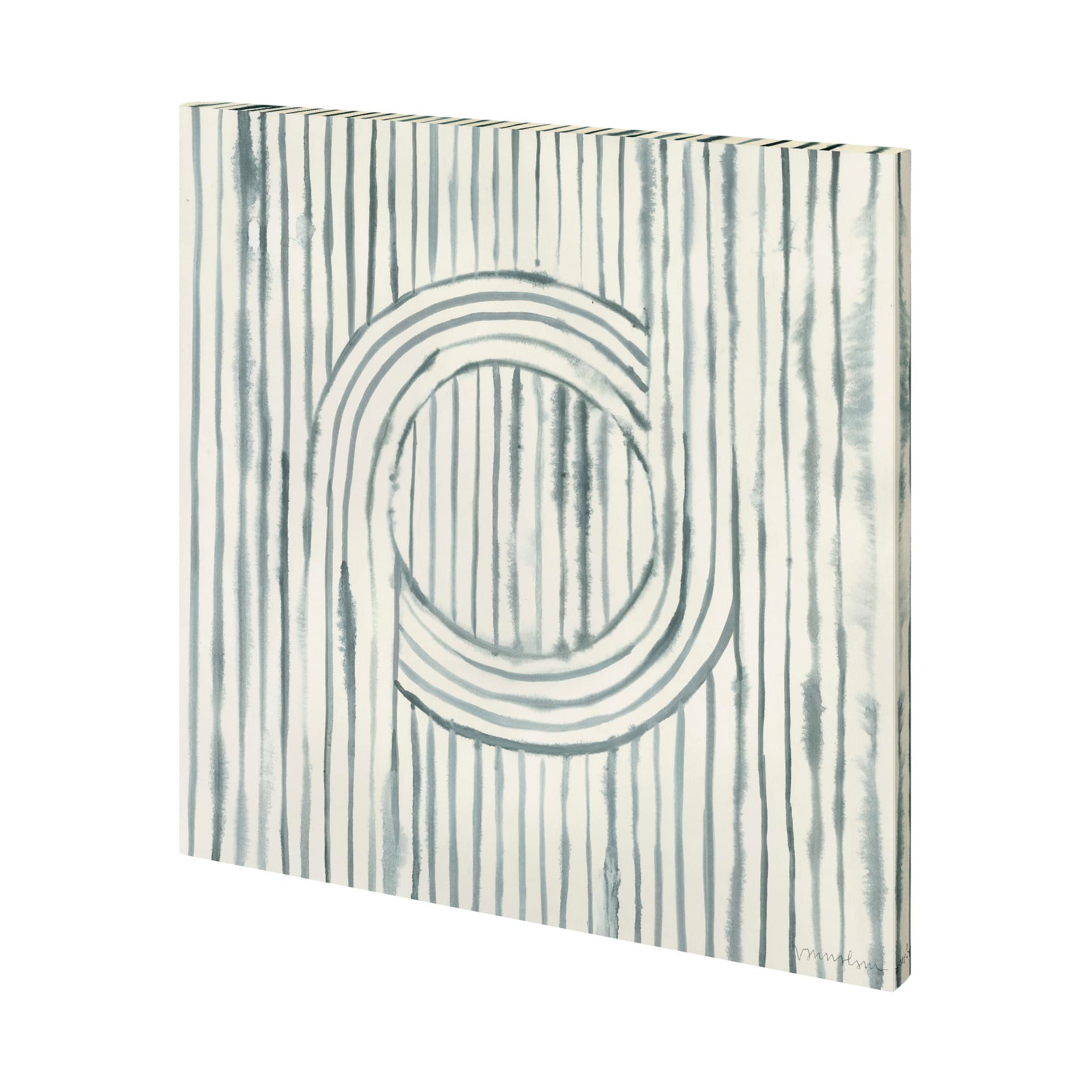 Gyrate I by Vanna Lam a Hand Embellished Textured Canvas — product photograph