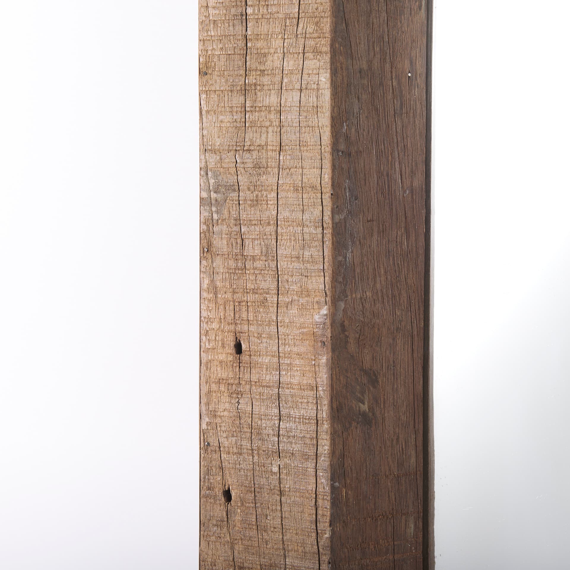 Gerome 31.0L x 5.0W x 86.0H Brown Wooden Floor Mirror — product photograph