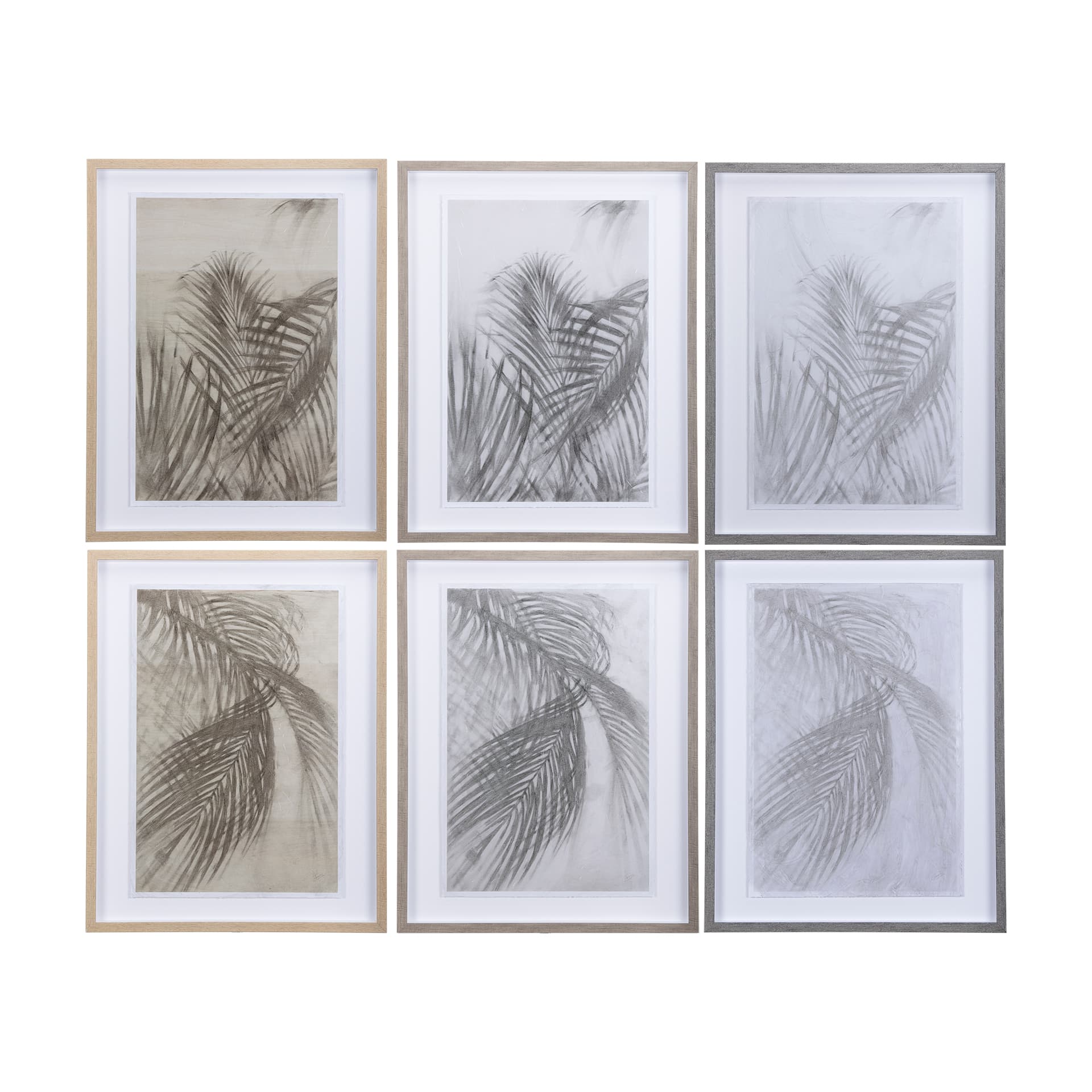 Shadows on Wood I by Mercana Studio a Hand Embellished Textured Framed Art Print Matted under Glass — product photograph
