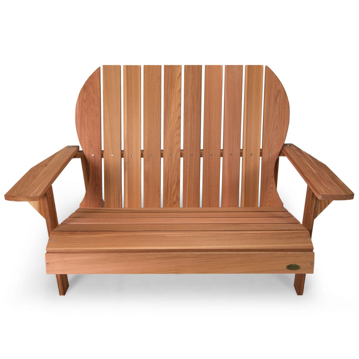 Adirondack Cedar Loveseat Bench LS48 — product photograph