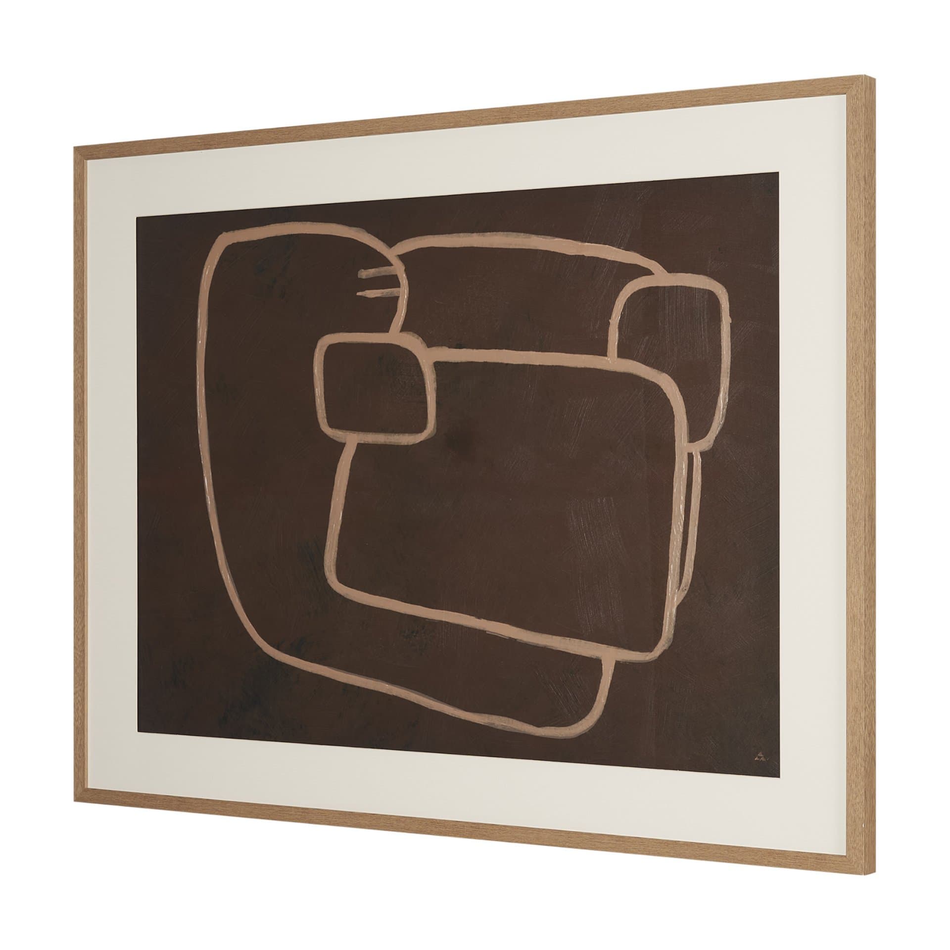 Fusion II by Mercana Studio Hand Embelished Textured Framed Artwork Matted under Glass — product photograph