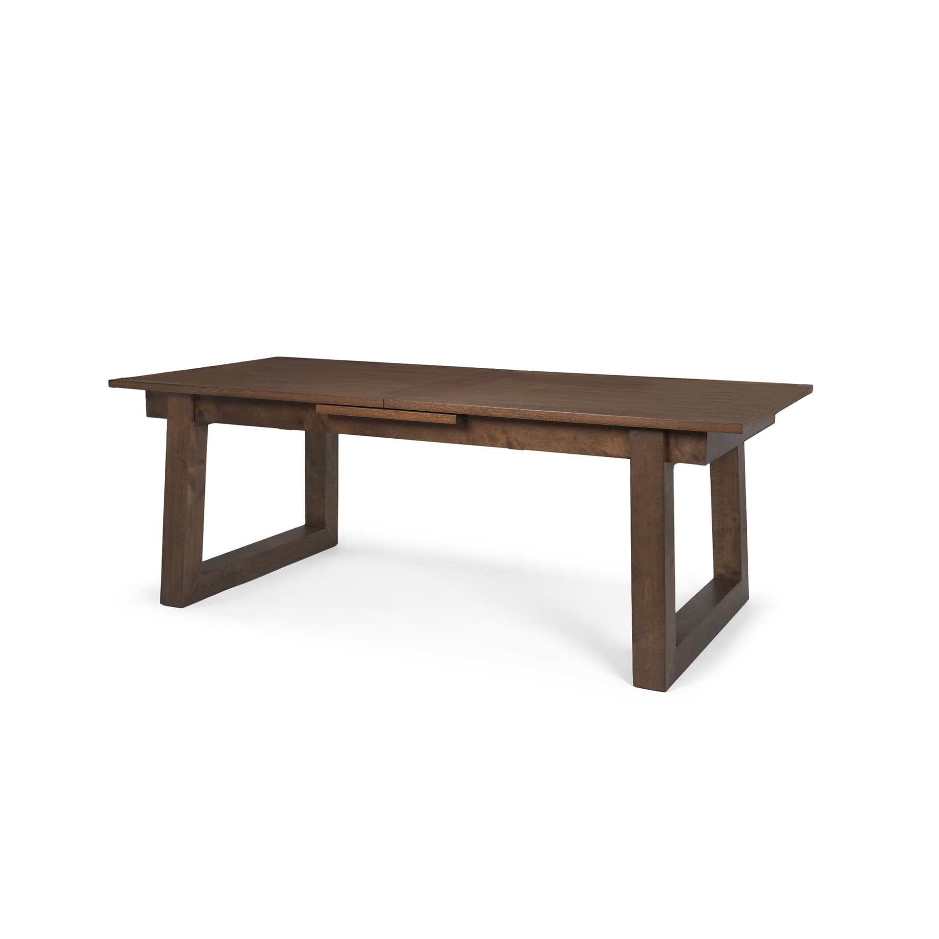 Takota 106.3"L x 39.3"W Rectangular Extendable Dining Table | Modern | Dark Brown Wood | Seats 8 — product photograph