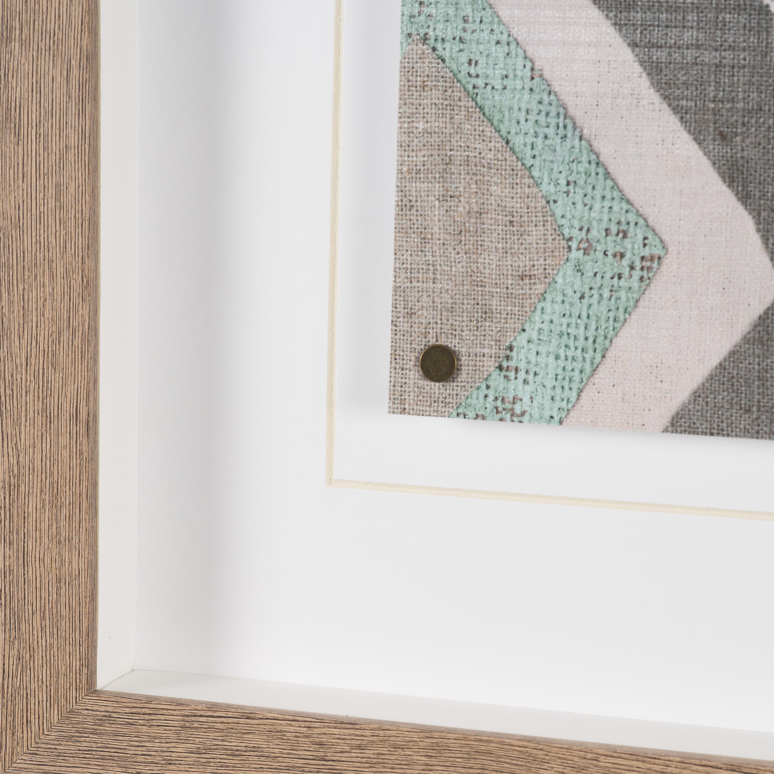 Fabric Fantasia - Mishale by Maja Gunnarsdottir Textured Framed Artwork Matted under Glass — product photograph