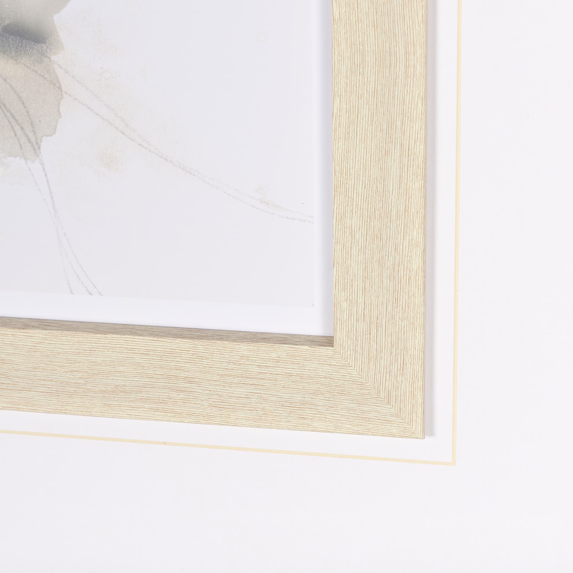 Vapor IV by June Vess a Hand Embellished Textured Framed Art Print Matted under Glass — product photograph