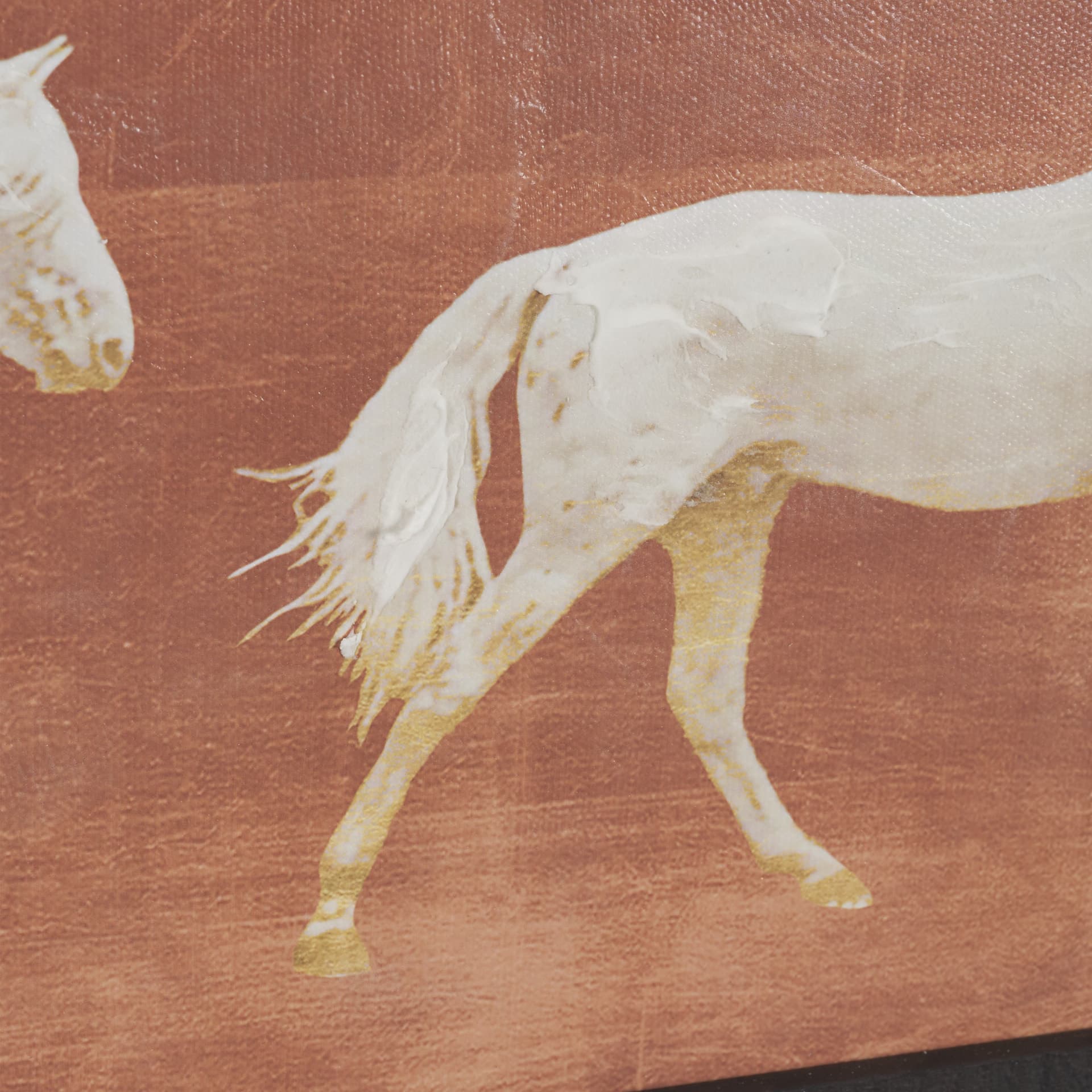 Even Cadence by Eadweard Muybridge Hand-Embellished Textured Framed Canvas Artwork — product photograph
