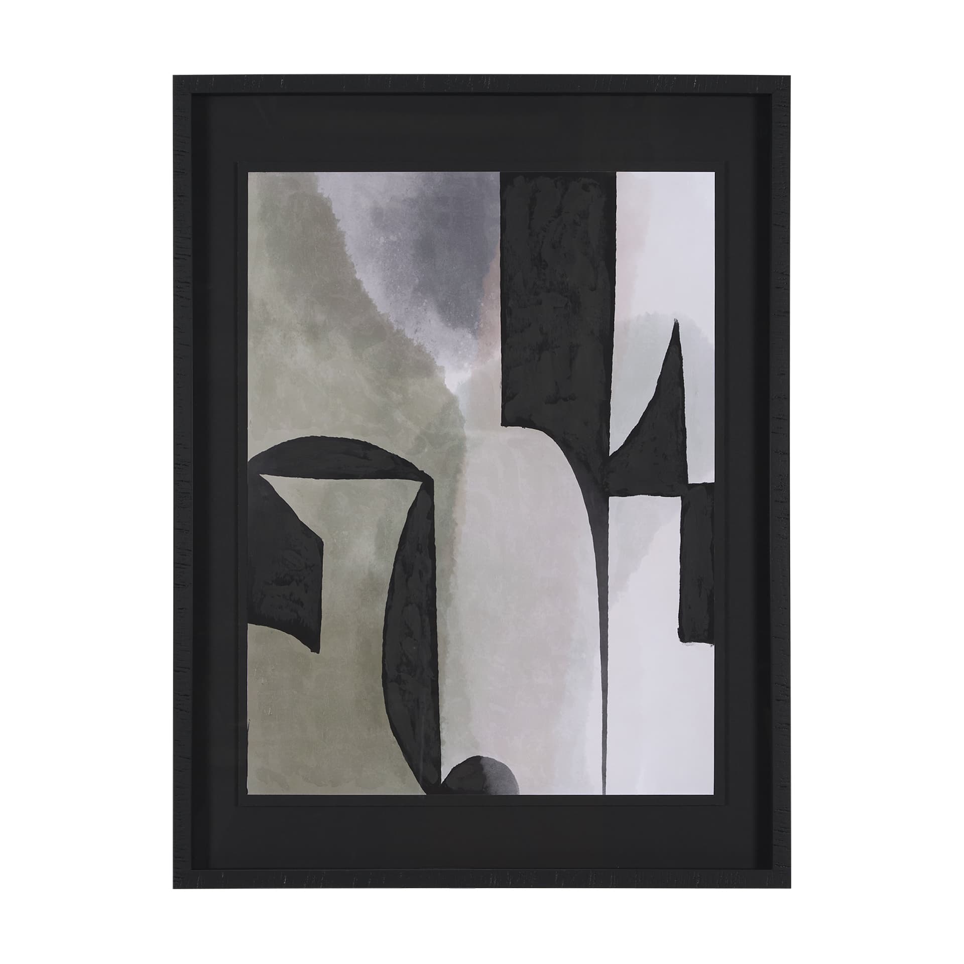 Shape Shift - Tessellate by Mercana Studio Hand Embellished Framed Art Print Matted under Glass — product photograph