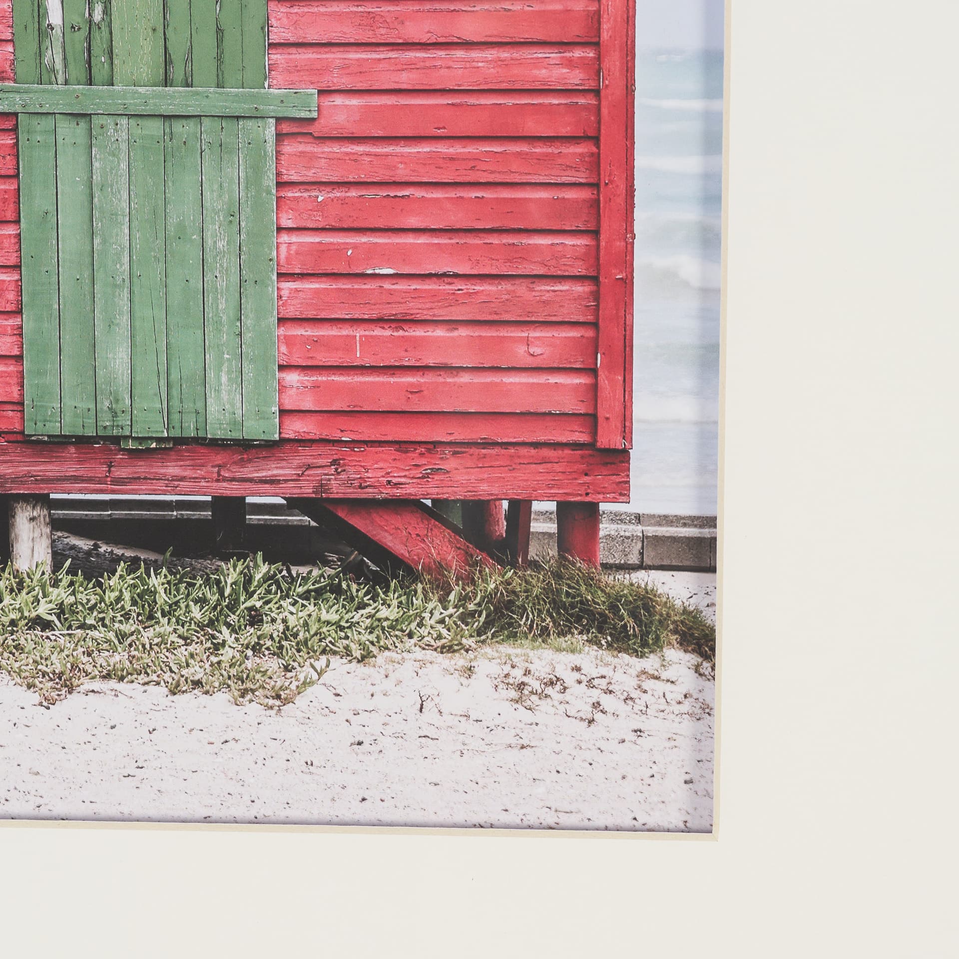 Beachfront Cabin by Shot By Clint Framed Photo Print Matted under Glass — product photograph