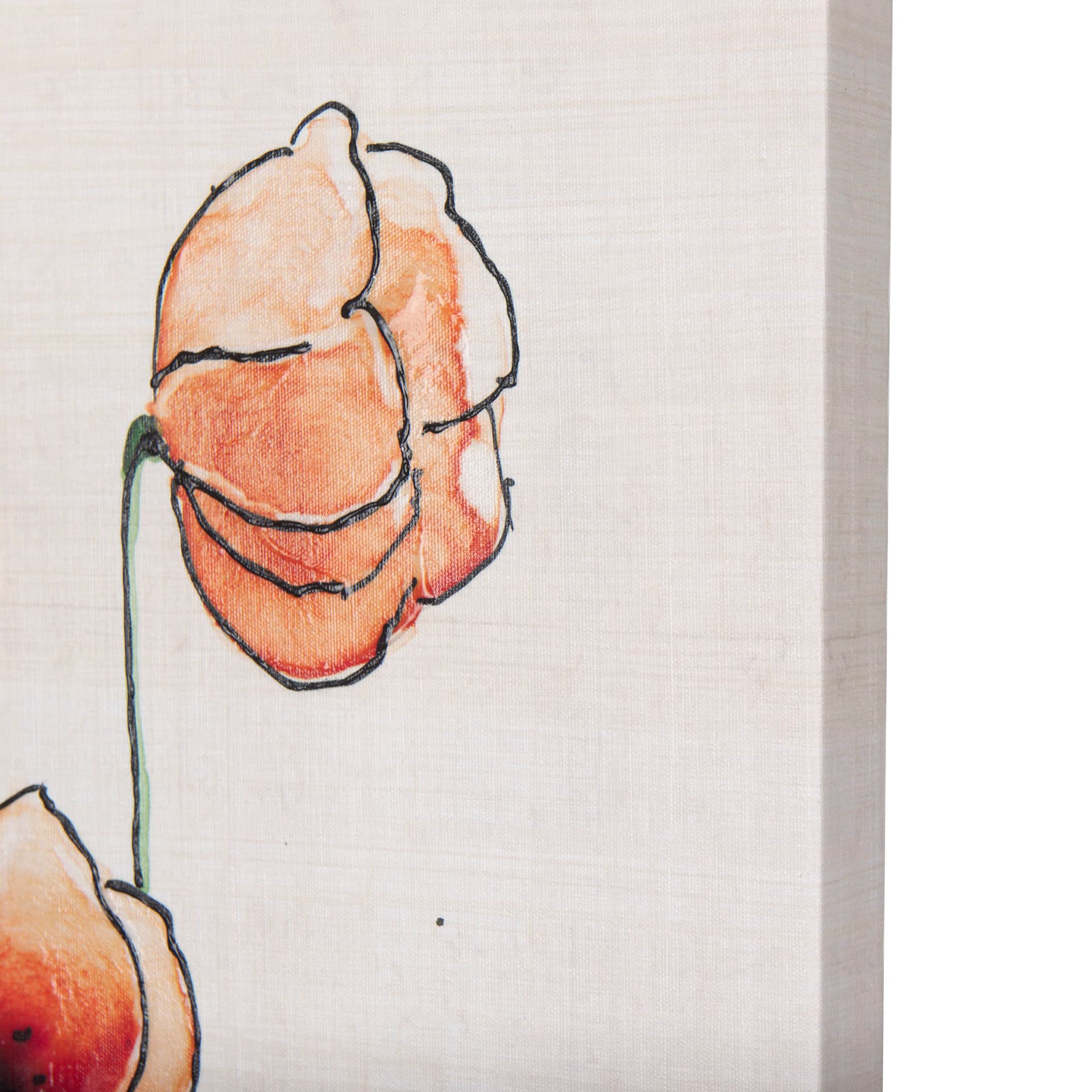 Meadow flowers I by Mercana Studio a Hand Embellished Textured Canvas — product photograph