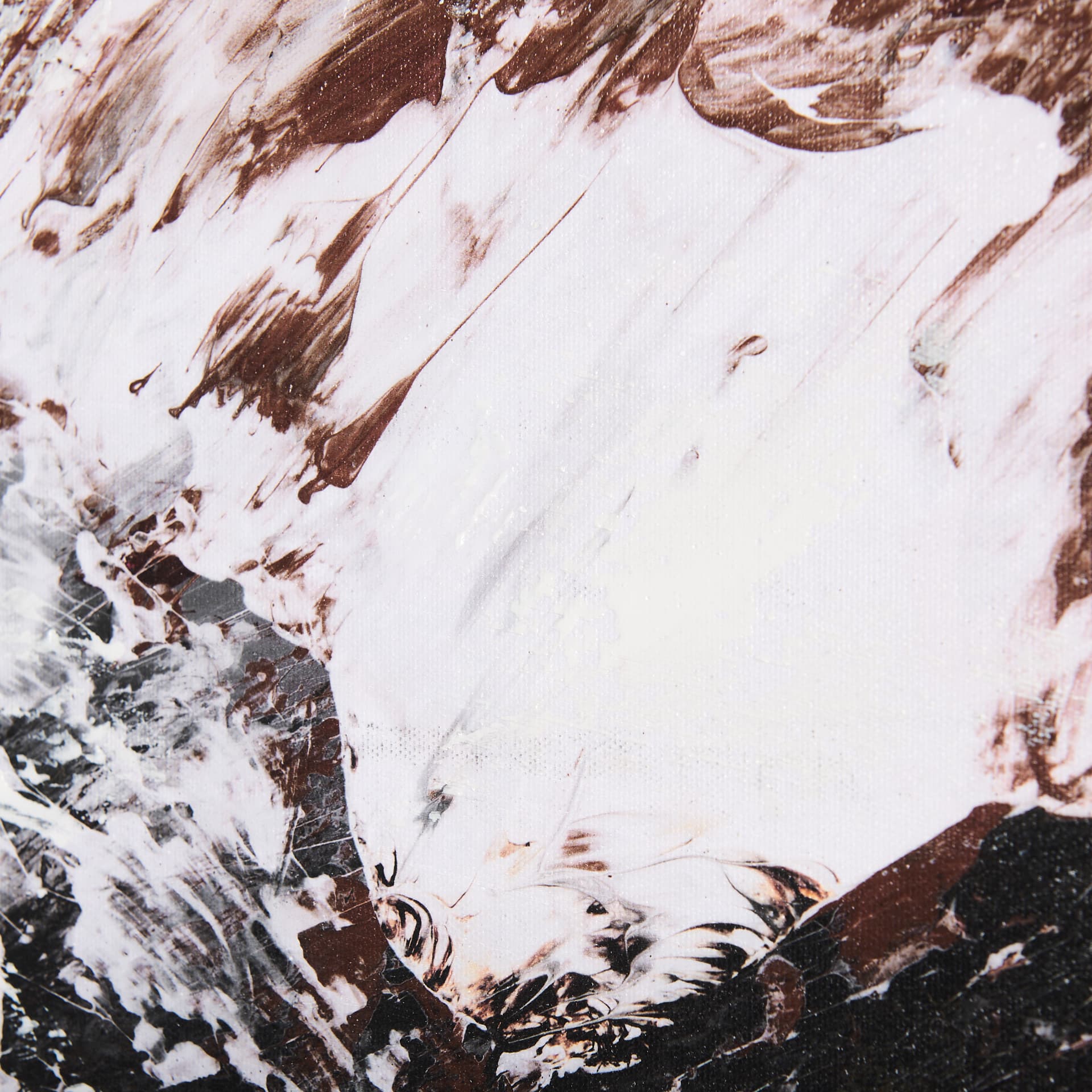 Sakura Rain III by Mercana Studio a Hand Embellished Textured Canvas — product photograph