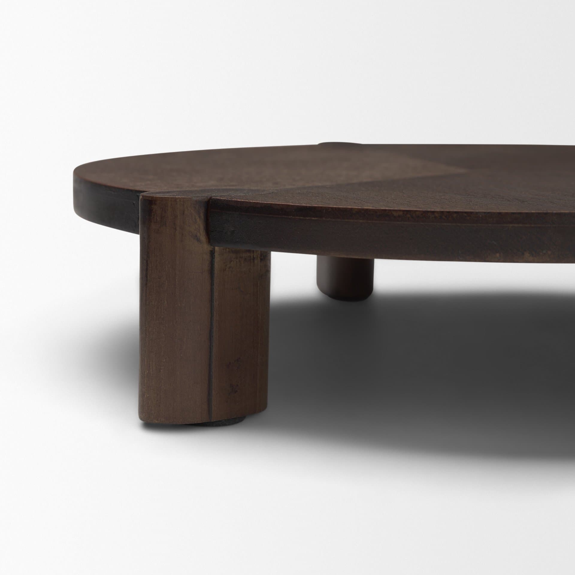 Stow Dark Brown Walnut Wood Risers (Set of 2) — product photograph