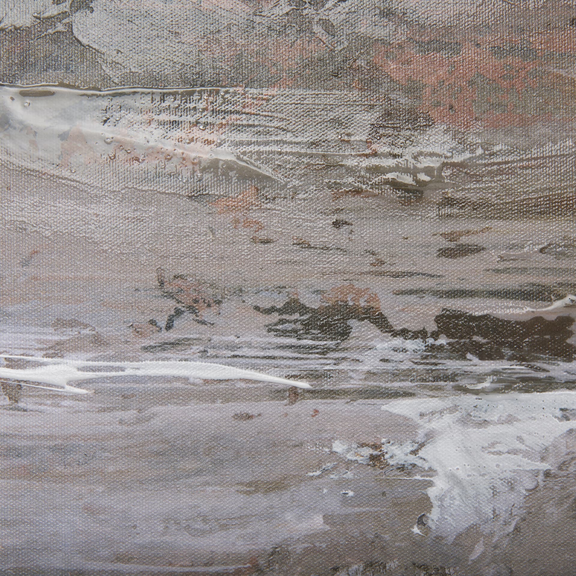 Late Autumn in Countryside II by Mercana Studio a Hand Embellished Textured Canvas — product photograph