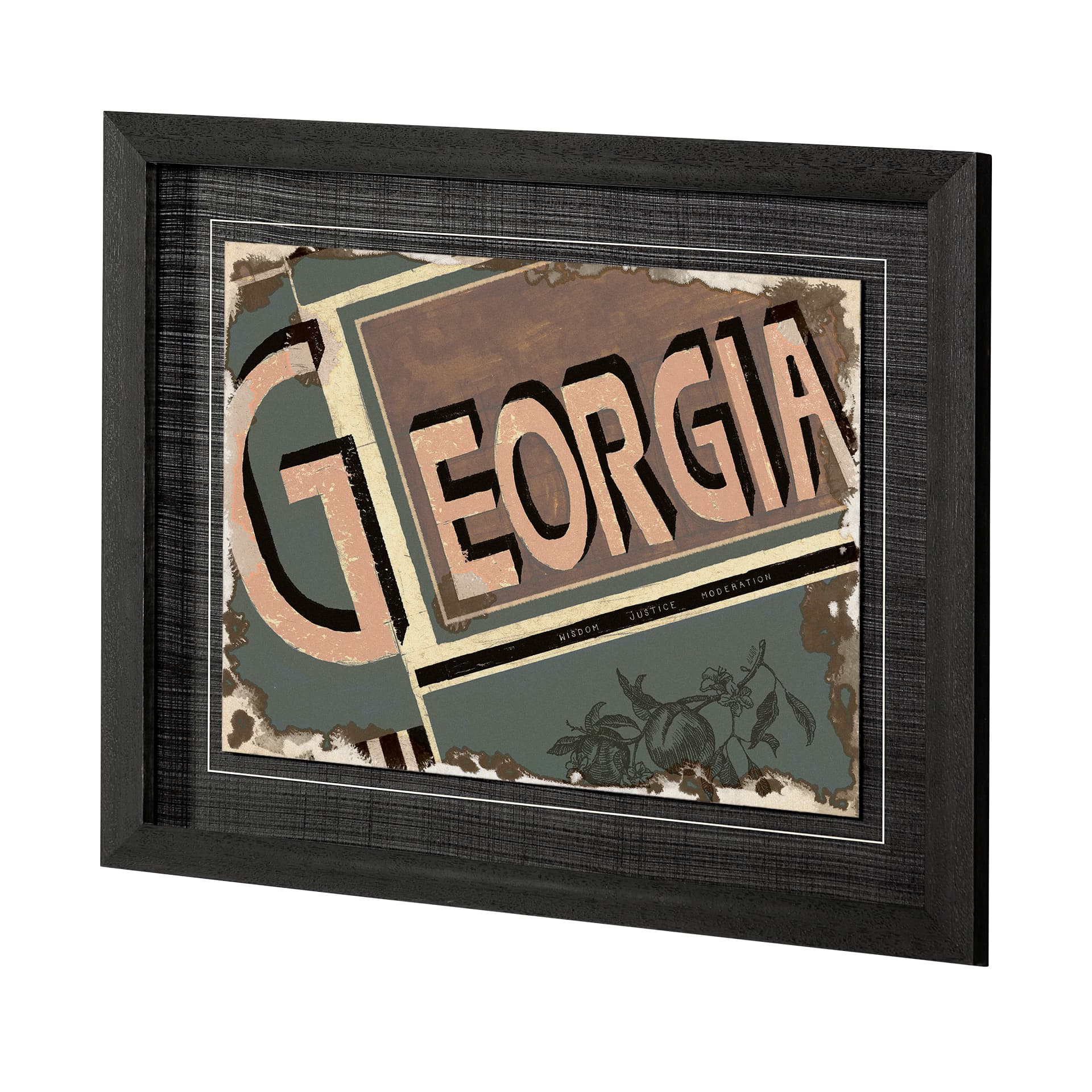 Georgia by Alarm a Hand Embellished Textured Framed Art Print — product photograph