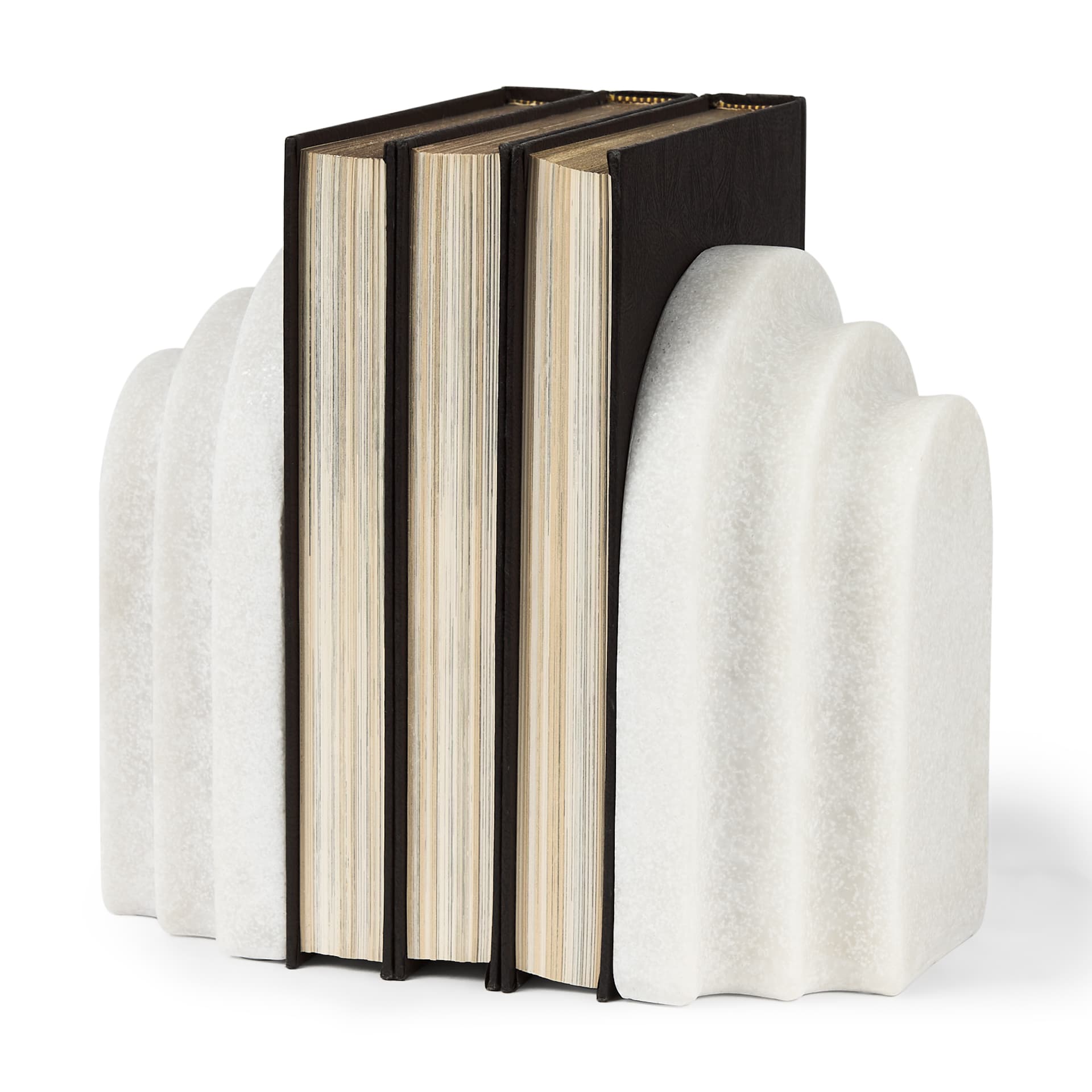 Empire Granite Resin Arc Book End Set — product photograph