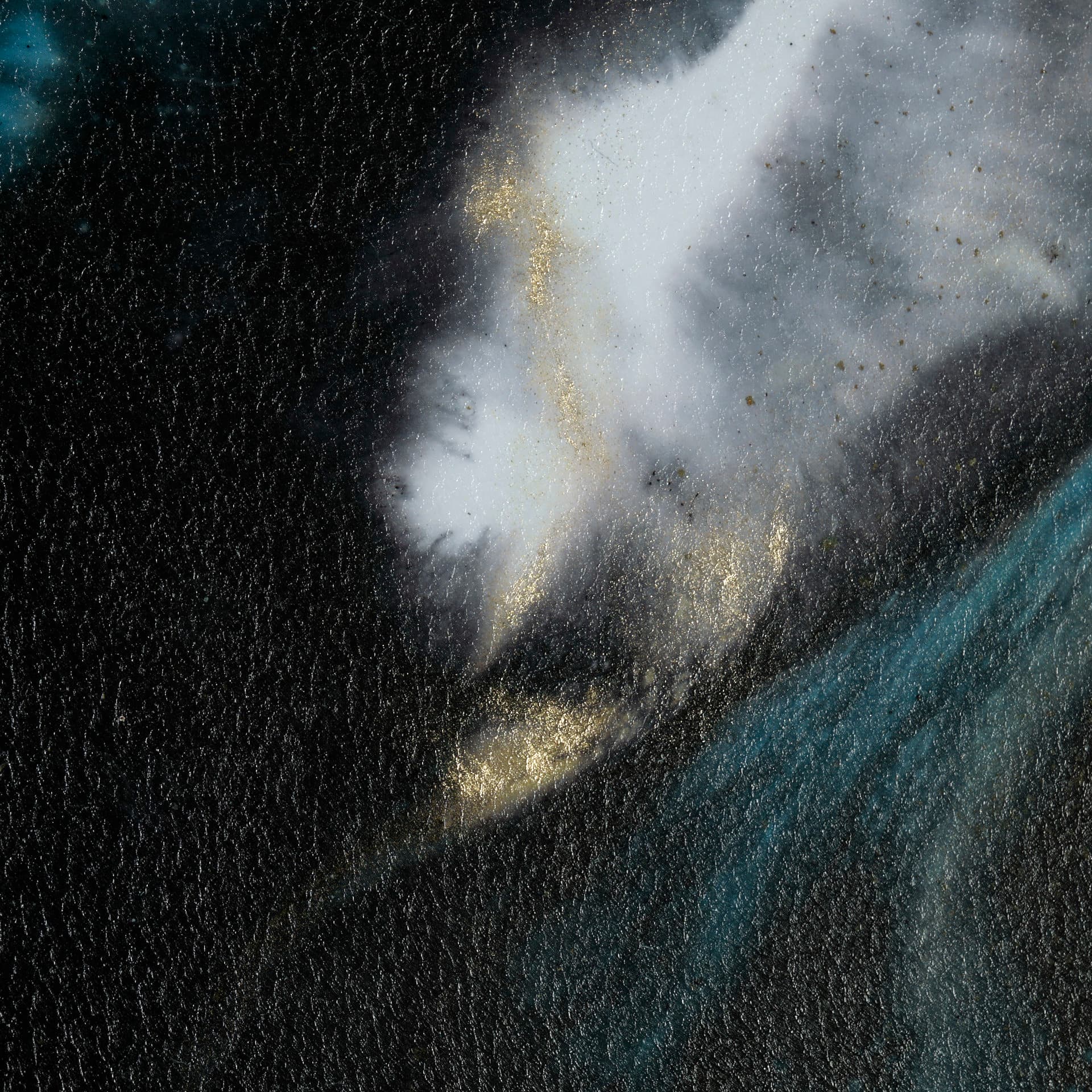 Ocean Currents II by Mercana Studio a Hand Embellished Textured Framed Art Print Matted under Glass — product photograph