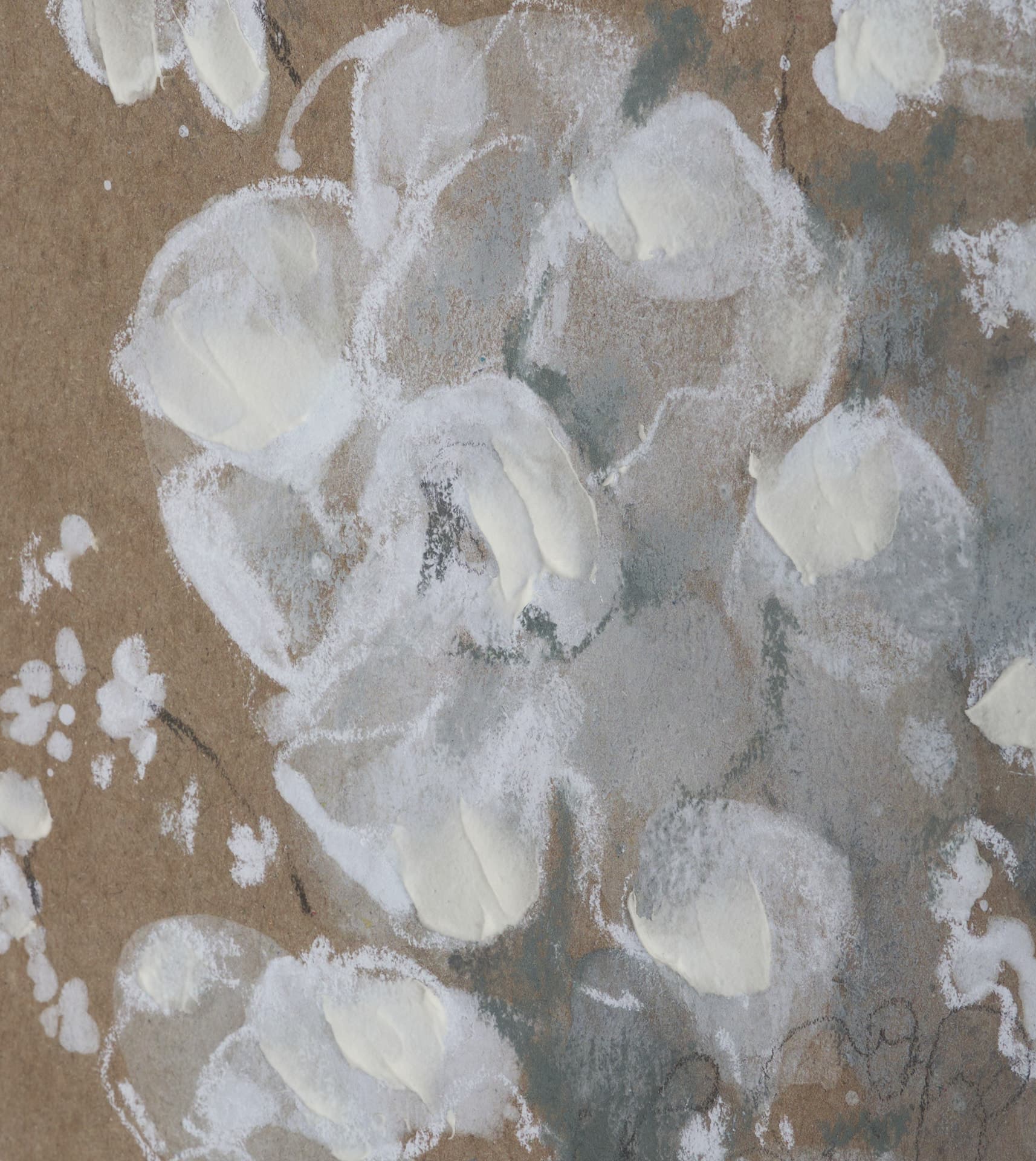 Fresh Flowers II by Mercana Studio Hand-Embellished Framed Artwork Matted under Glass — product photograph