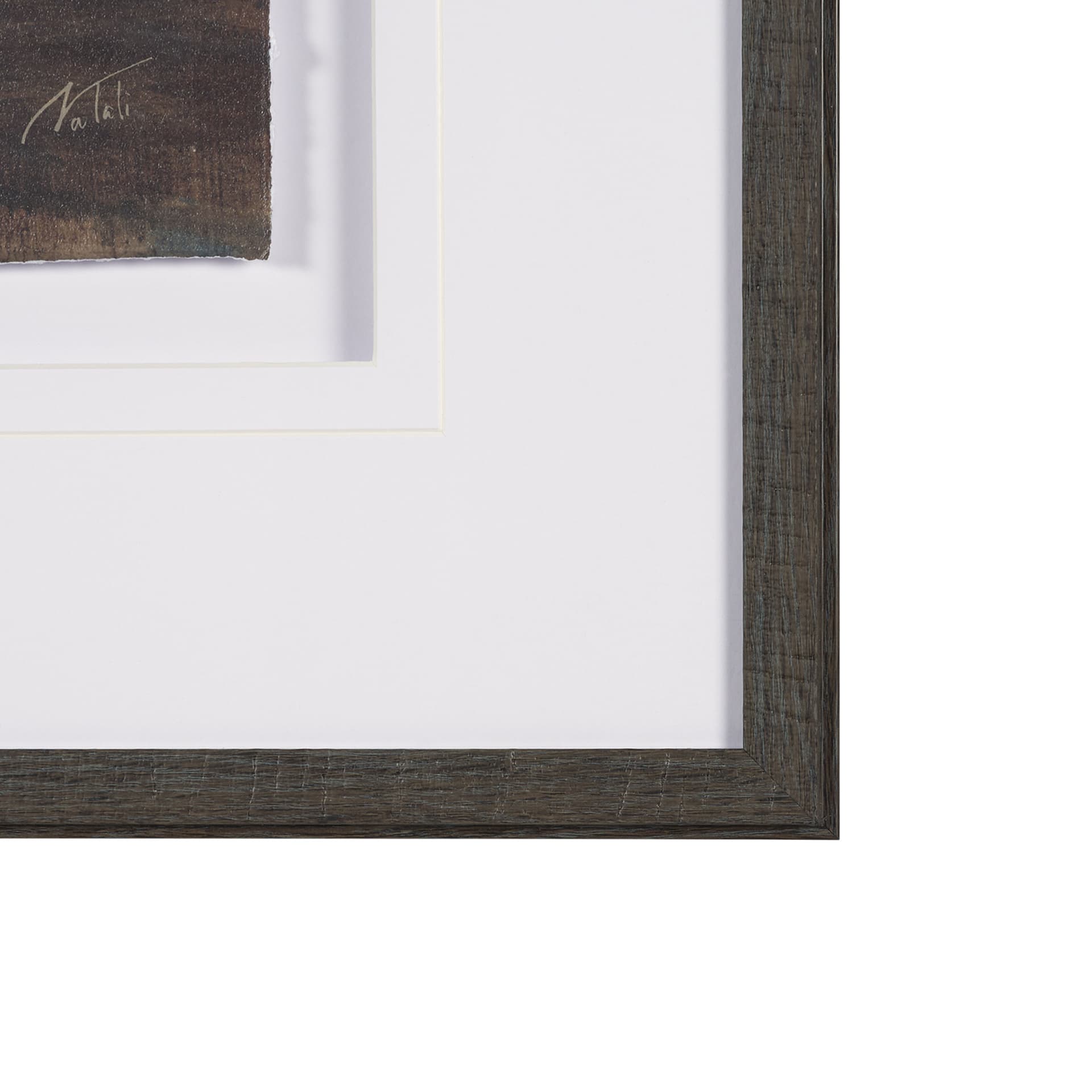 Equine Echoes II by Mercana Studio Hand Embelished Textured Framed Artwork Matted under Glass — product photograph