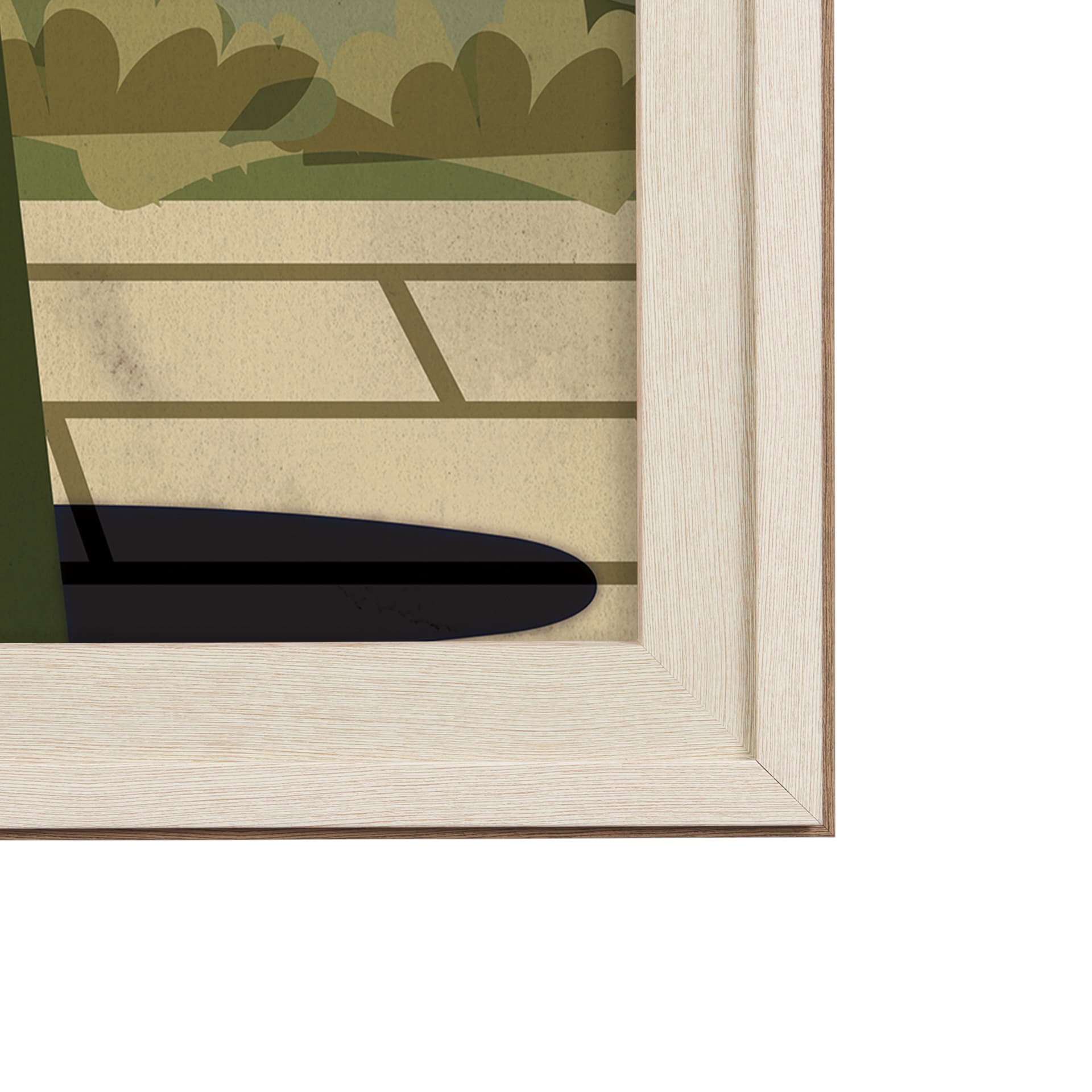 Pennsylvania Go USA (XL) by Mercana Studio a Hand Embellished Decograph Framed Art Print under Glass — product photograph