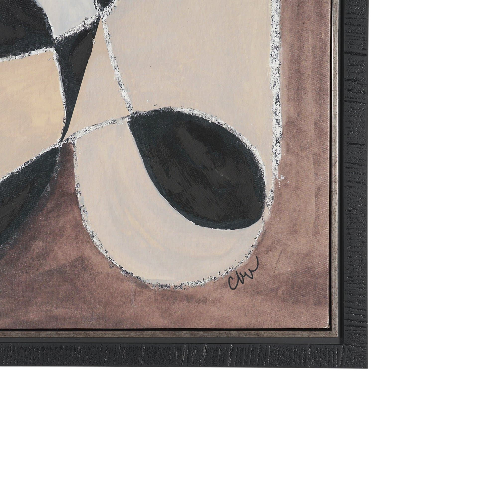 Desert Currents by Cristina Bartl Villa Hand-Embellished Textured Framed Canvas Artwork — product photograph