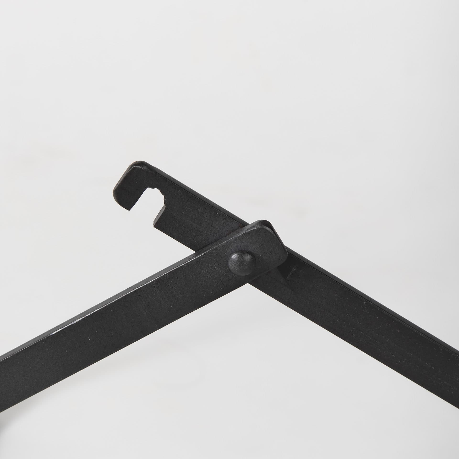 Direttore Backless 40.2in Seat Bar Stool | Brown/Gray Suede w/ Metal — product photograph