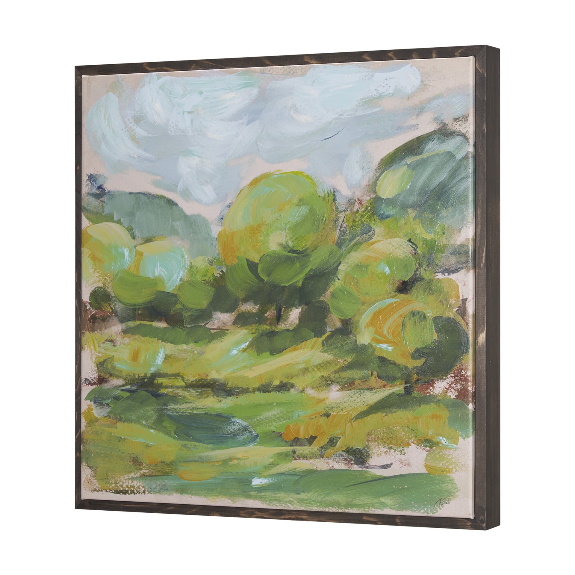 Vibrant View I by Mercana Studio a Hand Embellished Textured Canvas — product photograph
