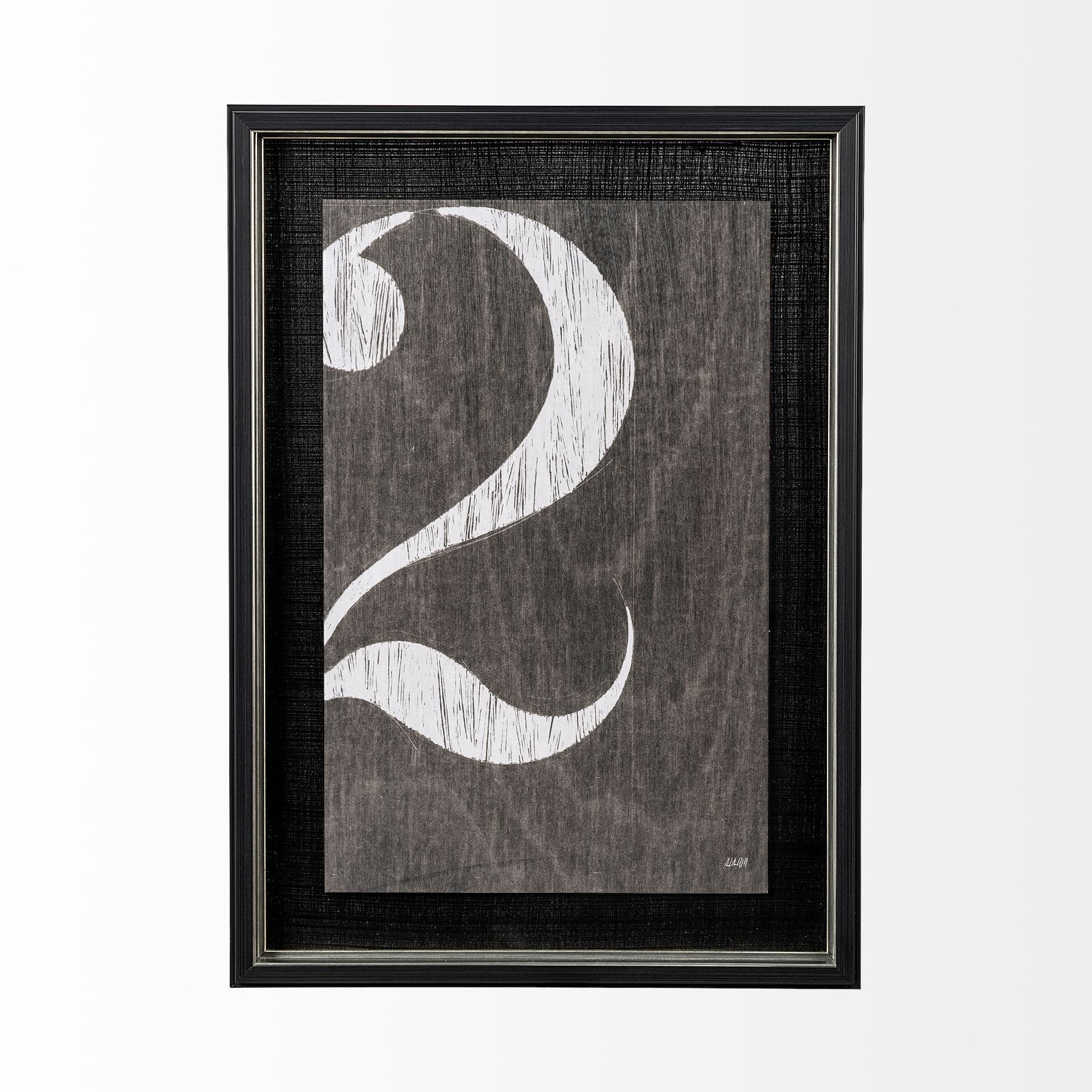 Value Collector 2 by Mercana Studio a Hand Embellished Textured Framed Art Print — product photograph