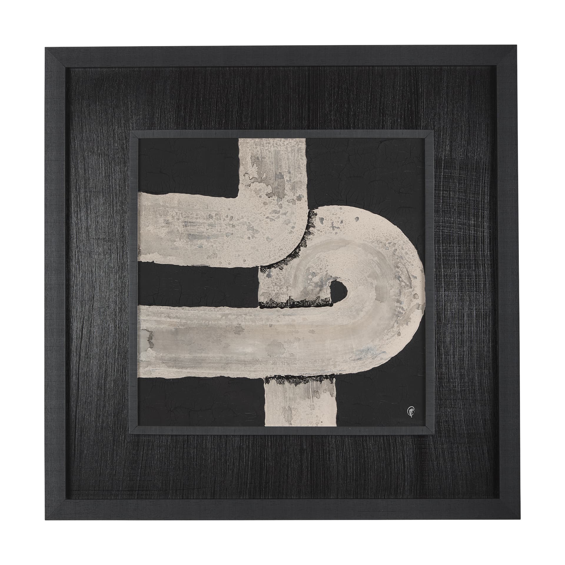 Pipes I by Studio M a handmade Original Framed Artwork under Glass — product photograph