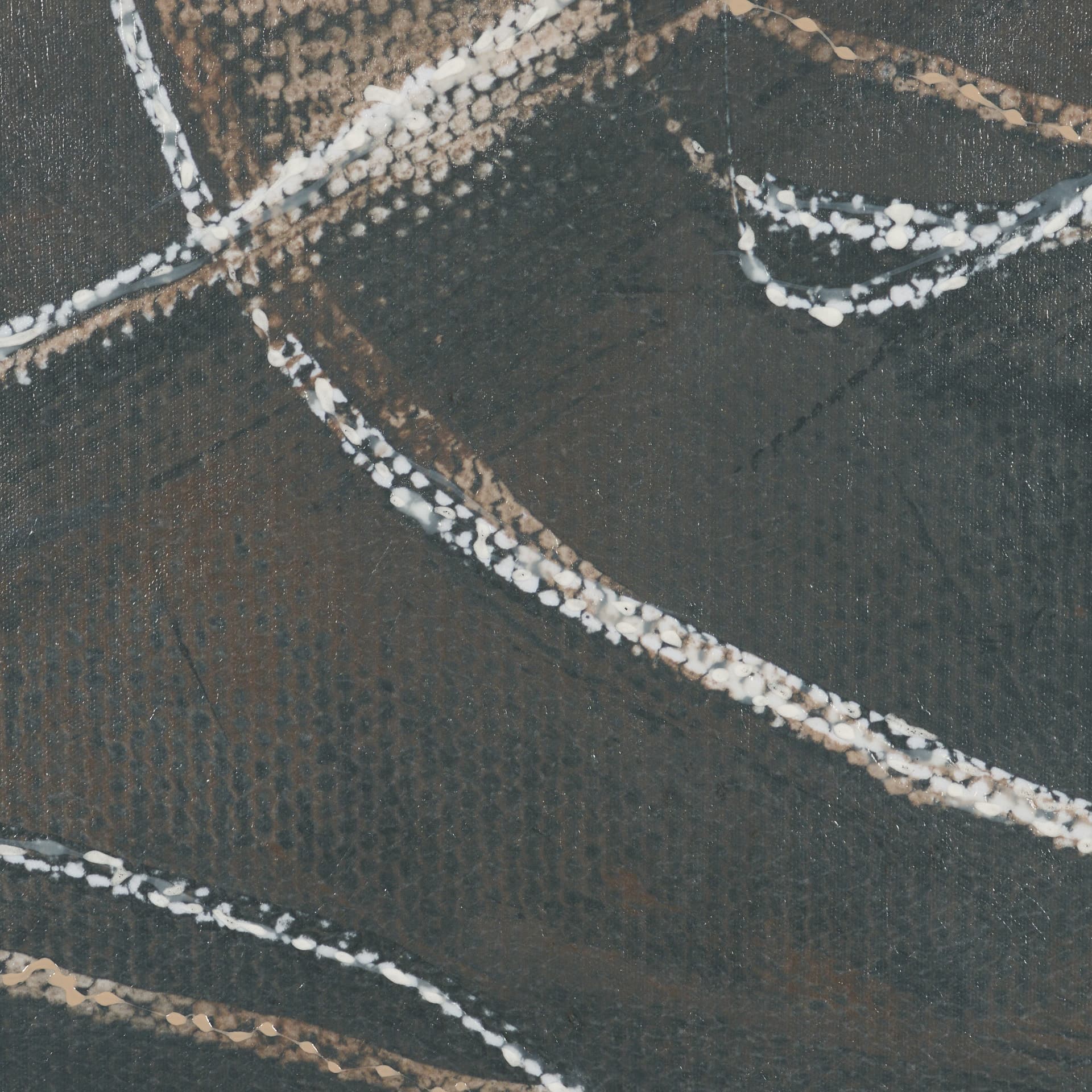 Cazim I by Mercana Studio Hand-Embellished Textured Framed Canvas Artwork — product photograph