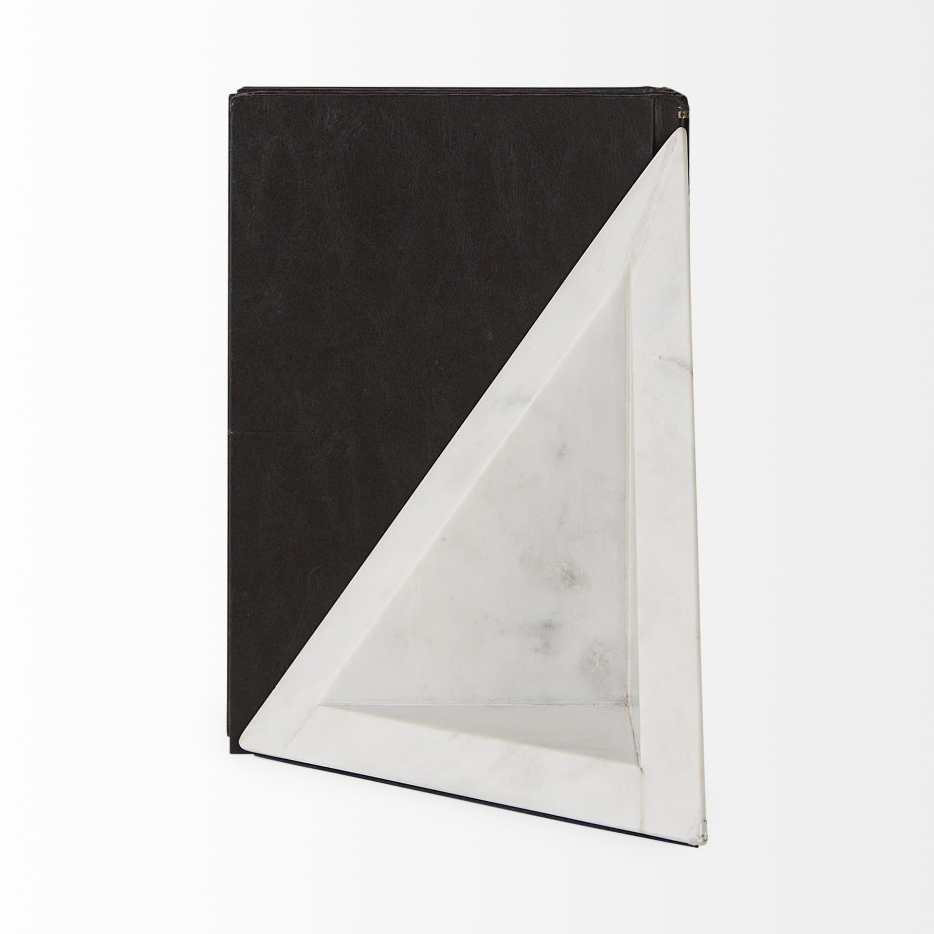 Sophia 8.0"L x 6.0"W x 7.0"H Marble Set Of Two Bookends — product photograph