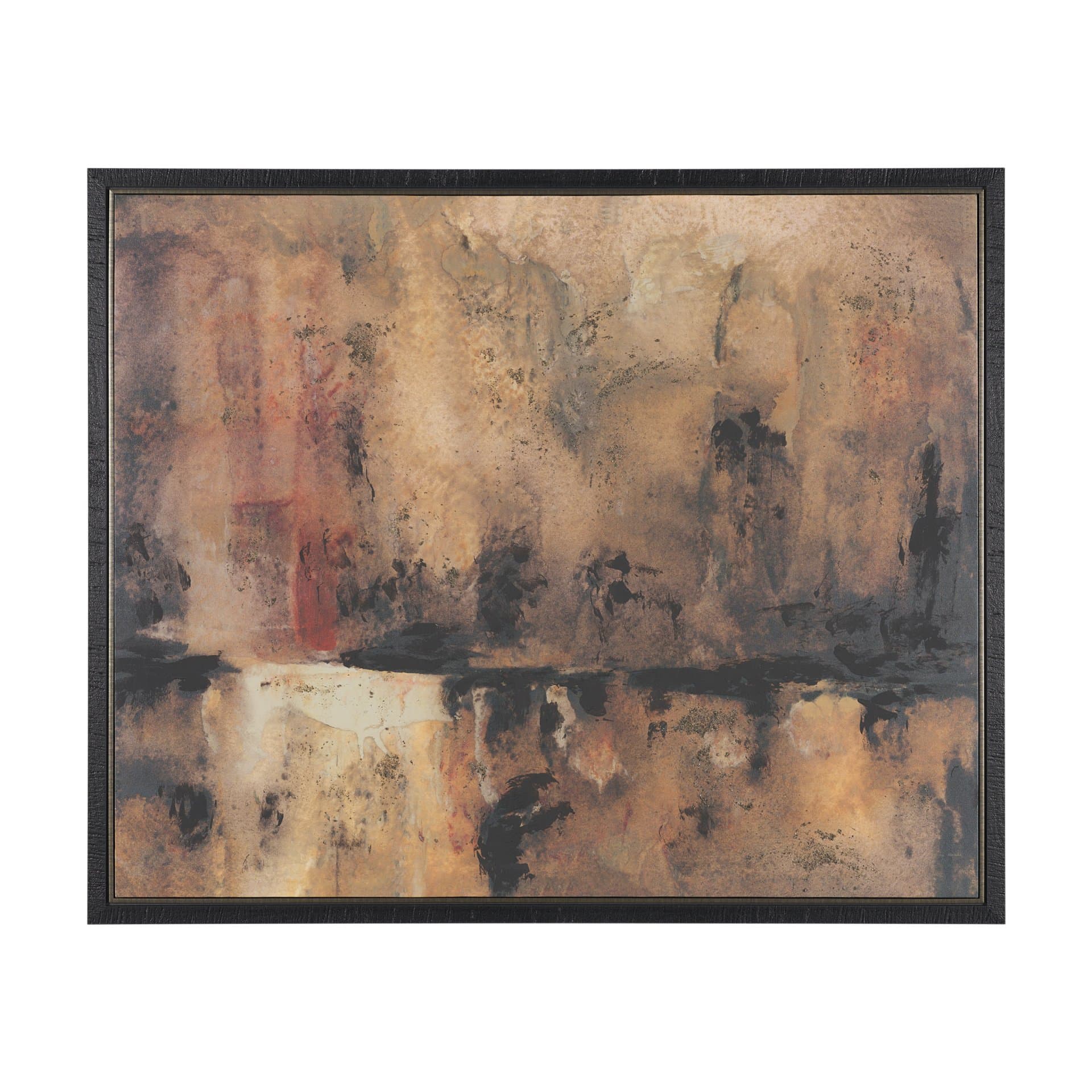 Give or Take by Ira Havuka Hand-Embellished Textured Framed Canvas Artwork — product photograph