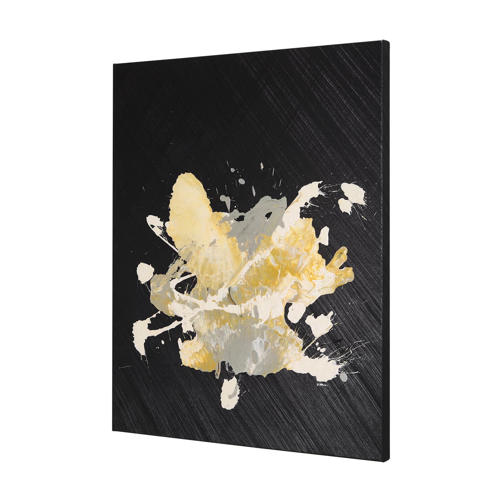 Cosmos I by Mercana Studio a Hand Embellished Textured Canvas — product photograph