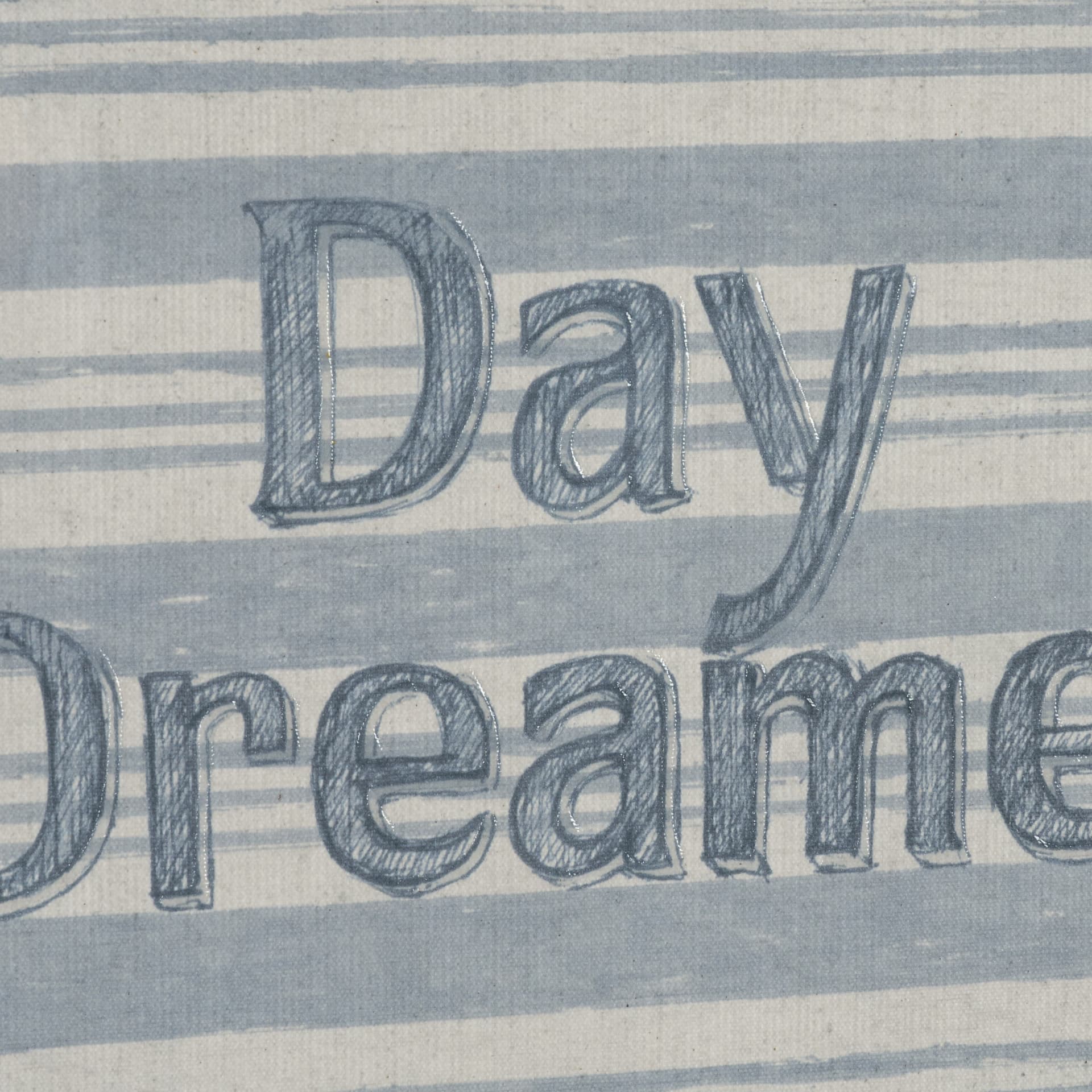 Day Dreamer by Mercana Studio Hand-Embellished Textured Framed Artwork Matted under Glass — product photograph
