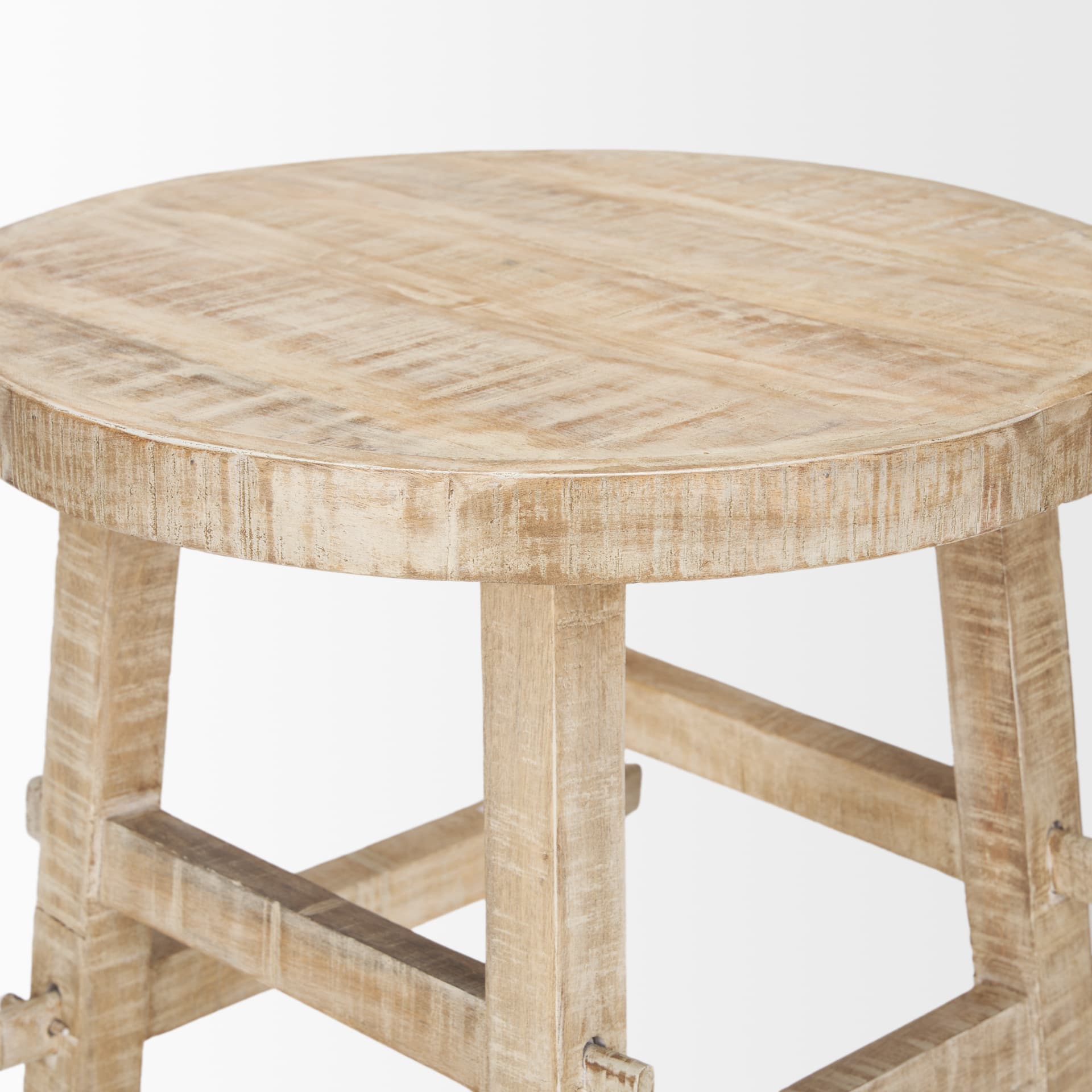 Rosie Small Blonde Wood End Table — product photograph