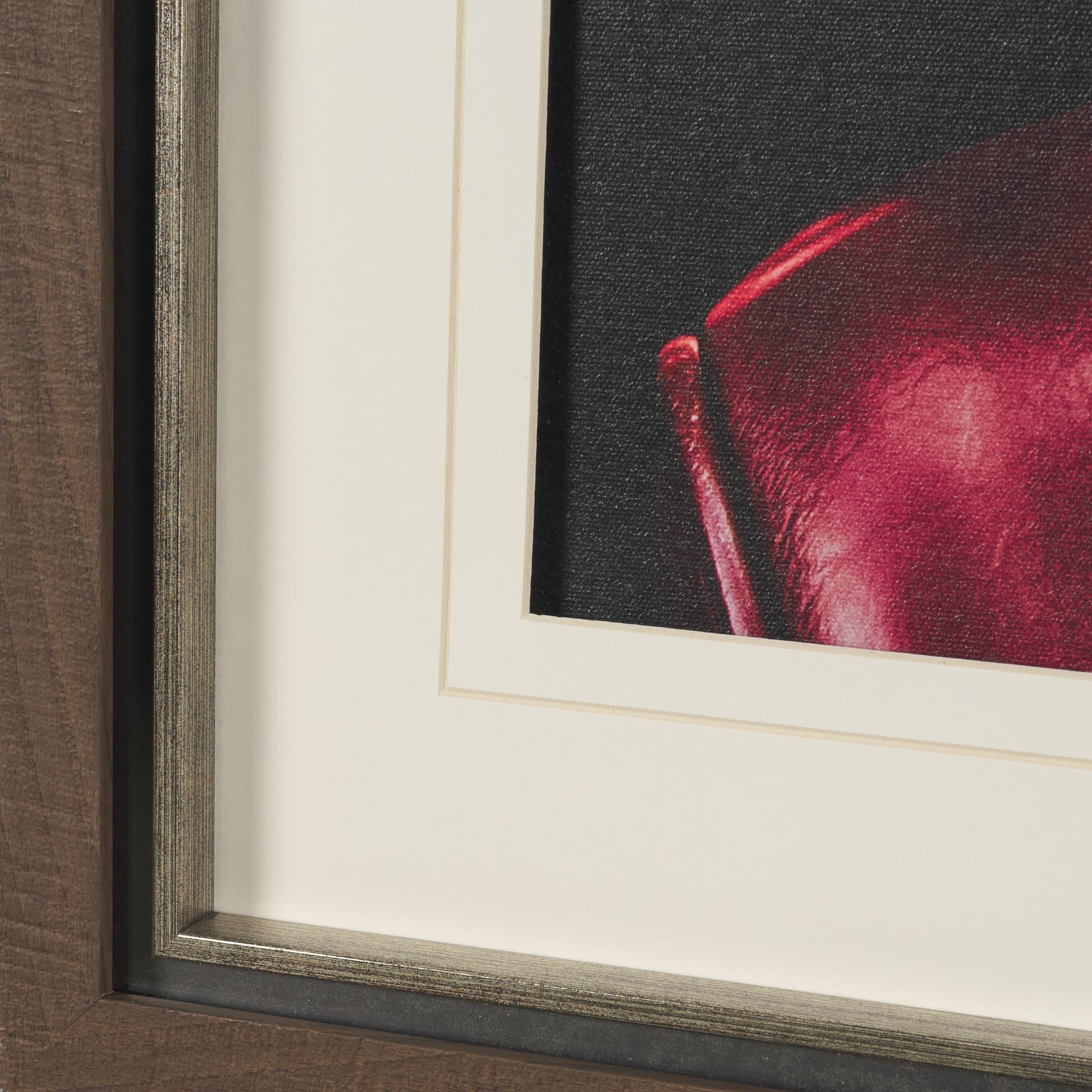Vintage Car by Magda Izzard Textured Framed Art Print Matted under Glass — product photograph