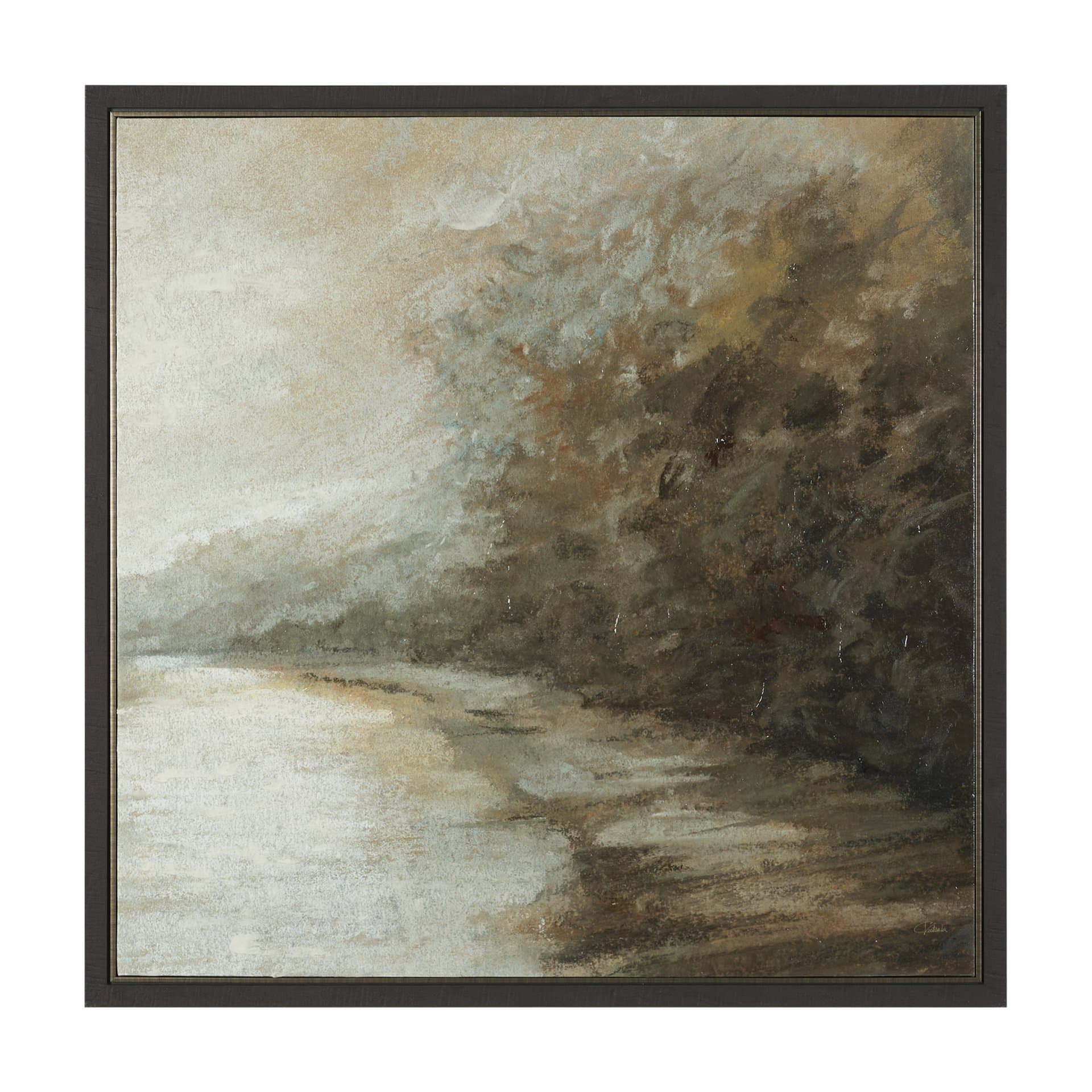 Forest Edge II by Mercana Studio Hand-Embellished Textured Framed Canvas Artwork — product photograph