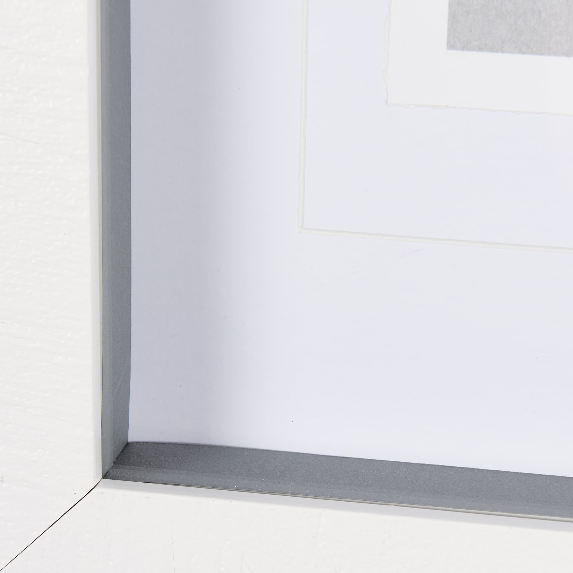 Botanical sketches III (Grey) by Mercana Studio Hand Embellished Framed Art Print Matted under Glass — product photograph