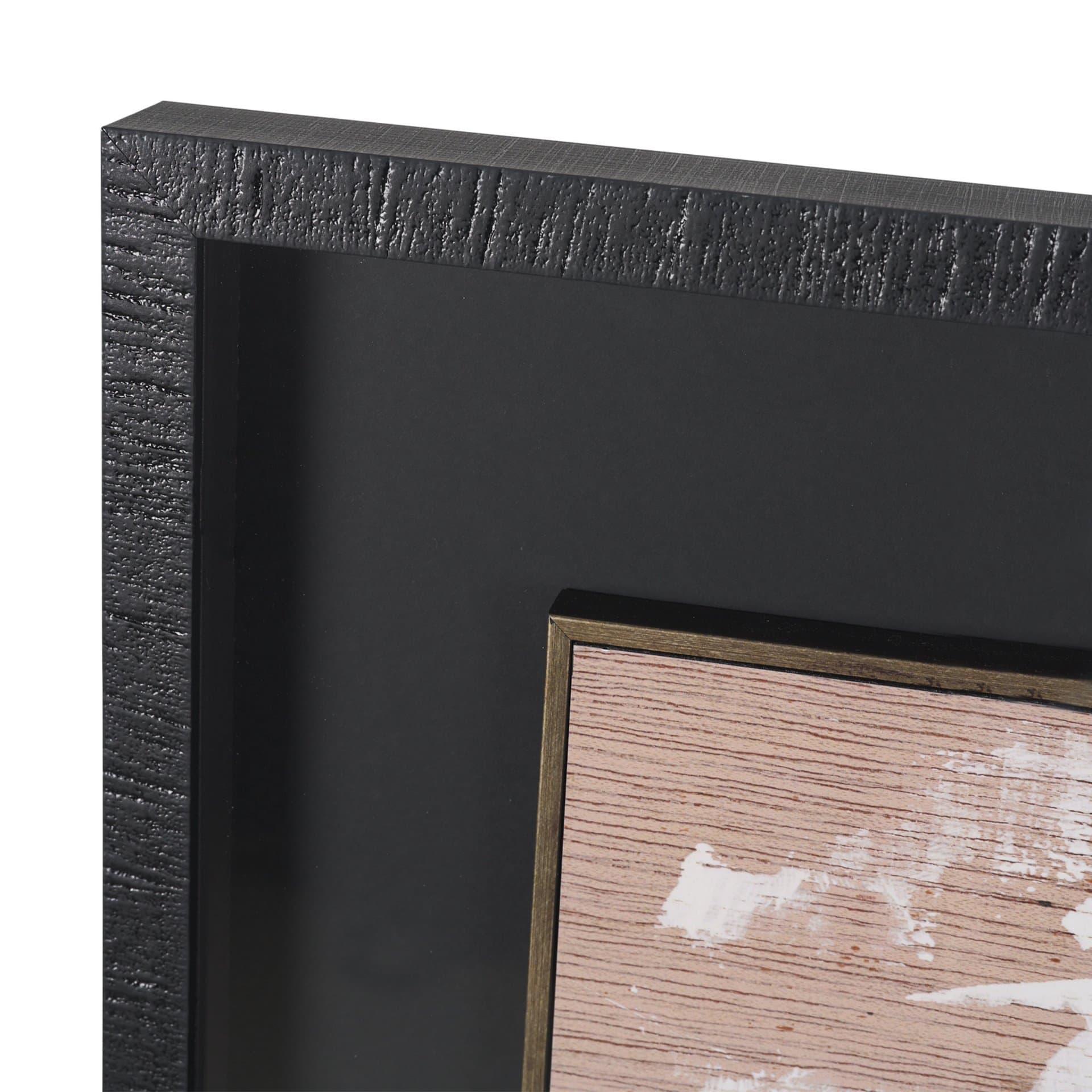 Tones of Sienna I (Set 2) by Mercana Studio Hand-Embellished Framed Artwork Matted under Glass — product photograph