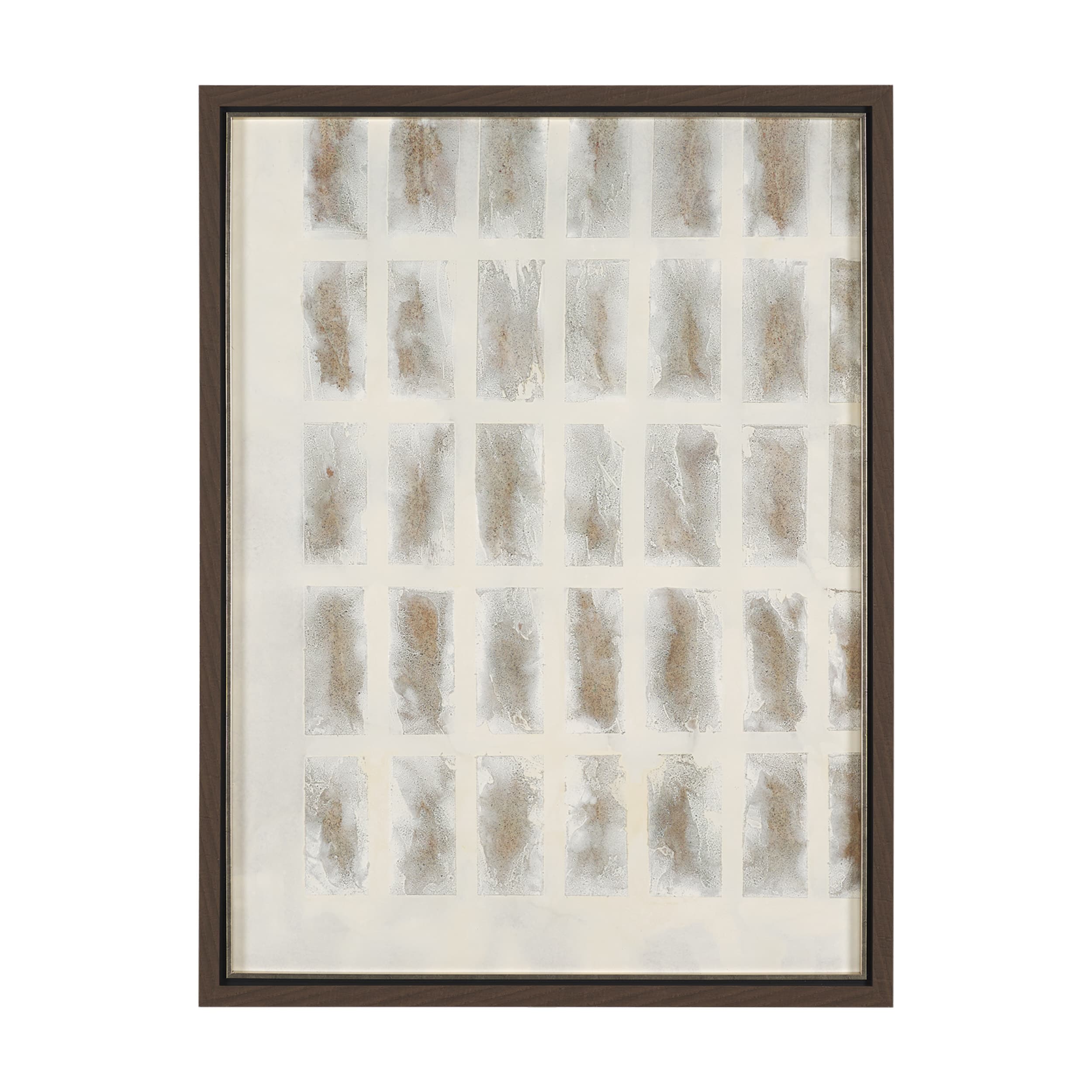 Sand & Structure I by Mercana Studio Handmade Original Framed Artwork Matted under Glass — product photograph