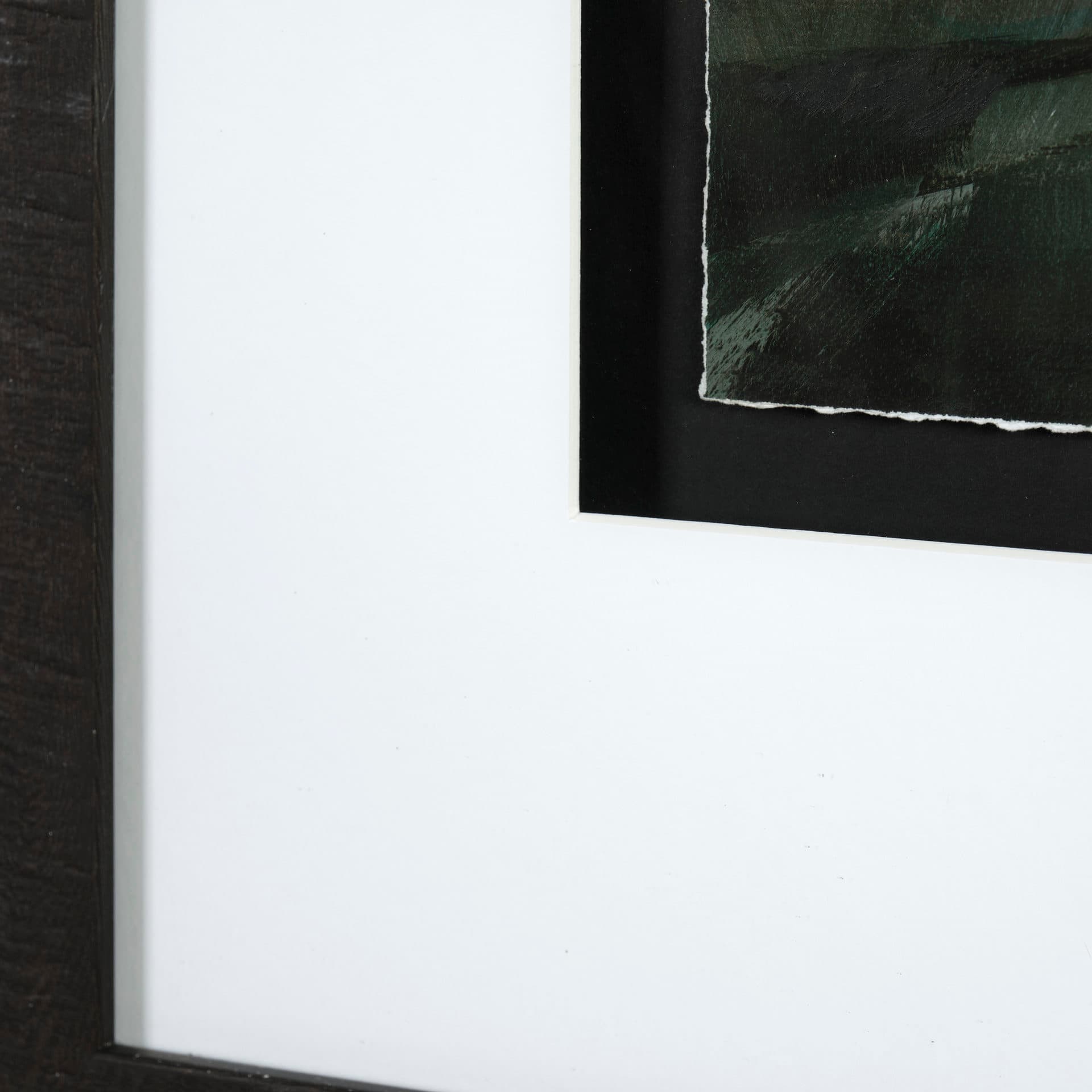 Guardian I by Jonathan Klassen a Hand Embellished Textured Framed Art Print Matted under Glass — product photograph