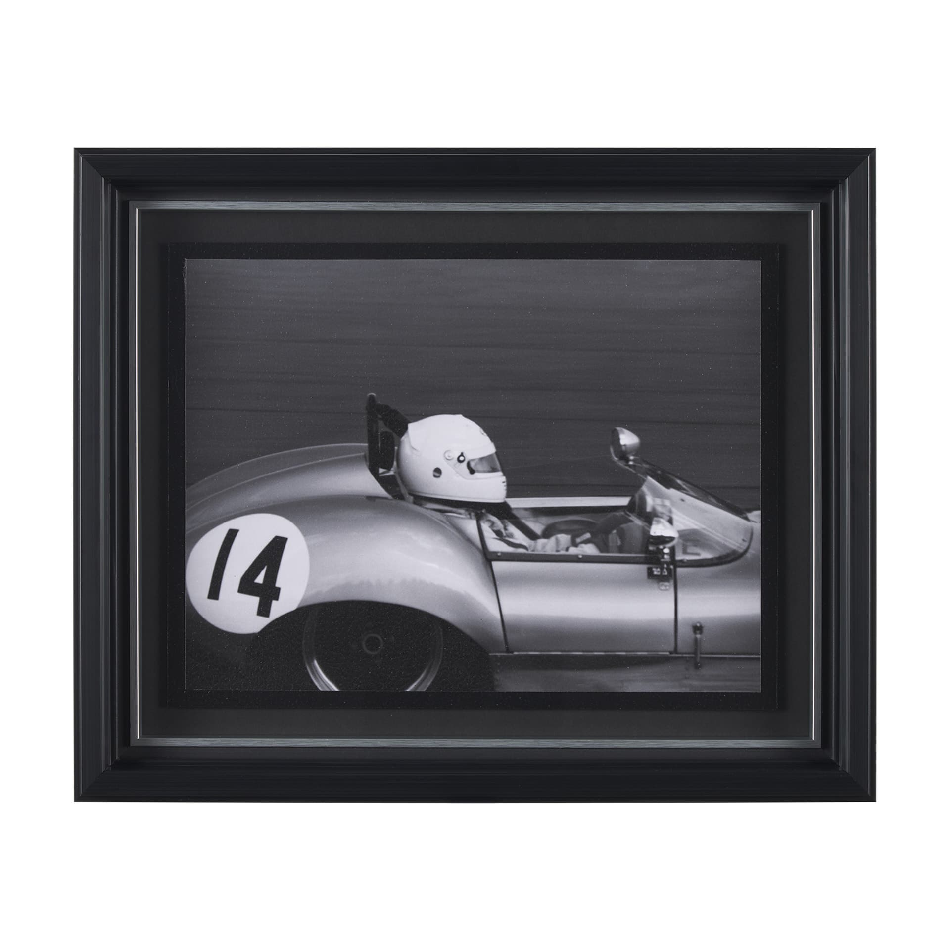 Focus by Ben Wood a Hand Embellished Framed Photo Art Print Matted under Glass — product photograph
