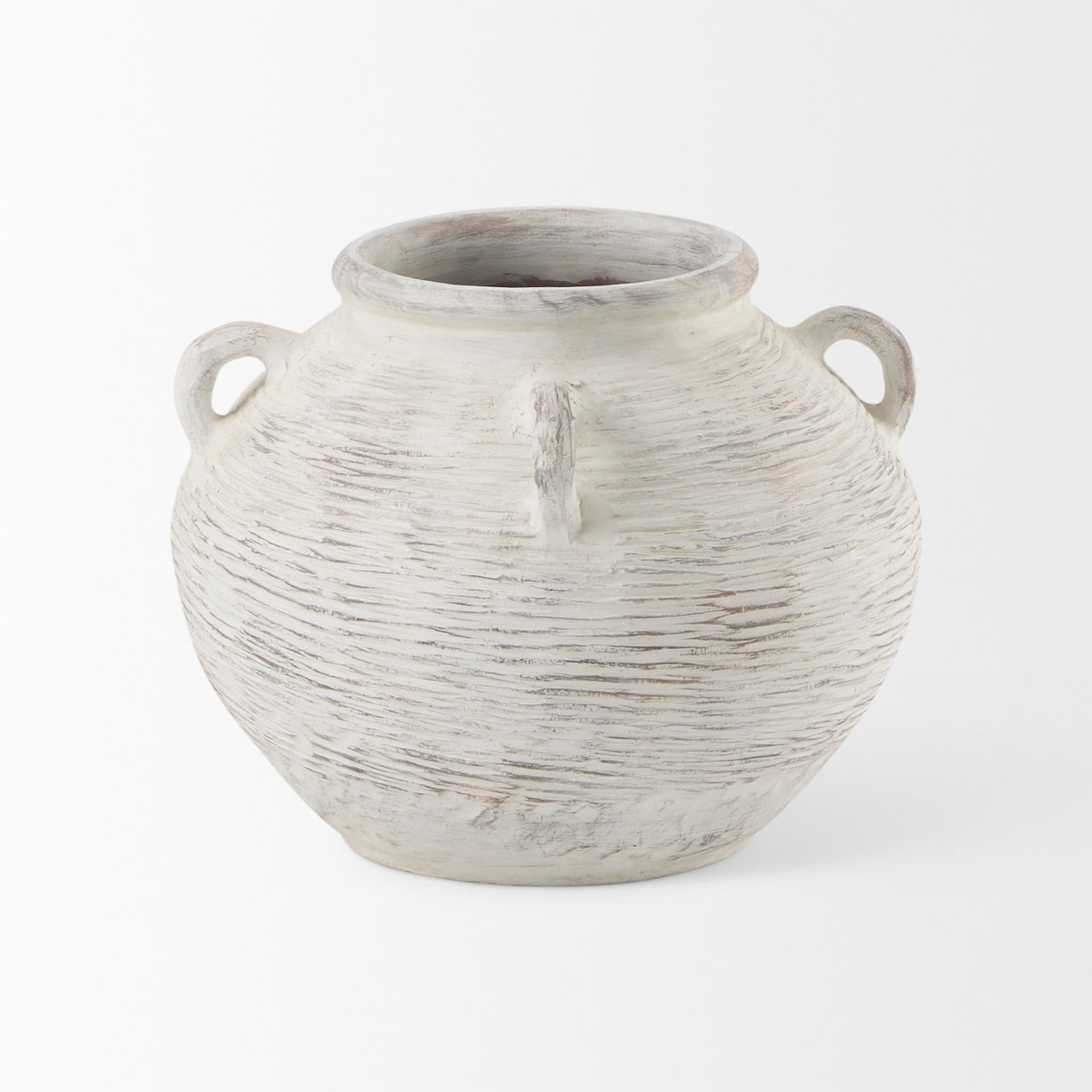 Misha 19.7L x 19.7W x 16.1H Ceramic Floor Vase — product photograph