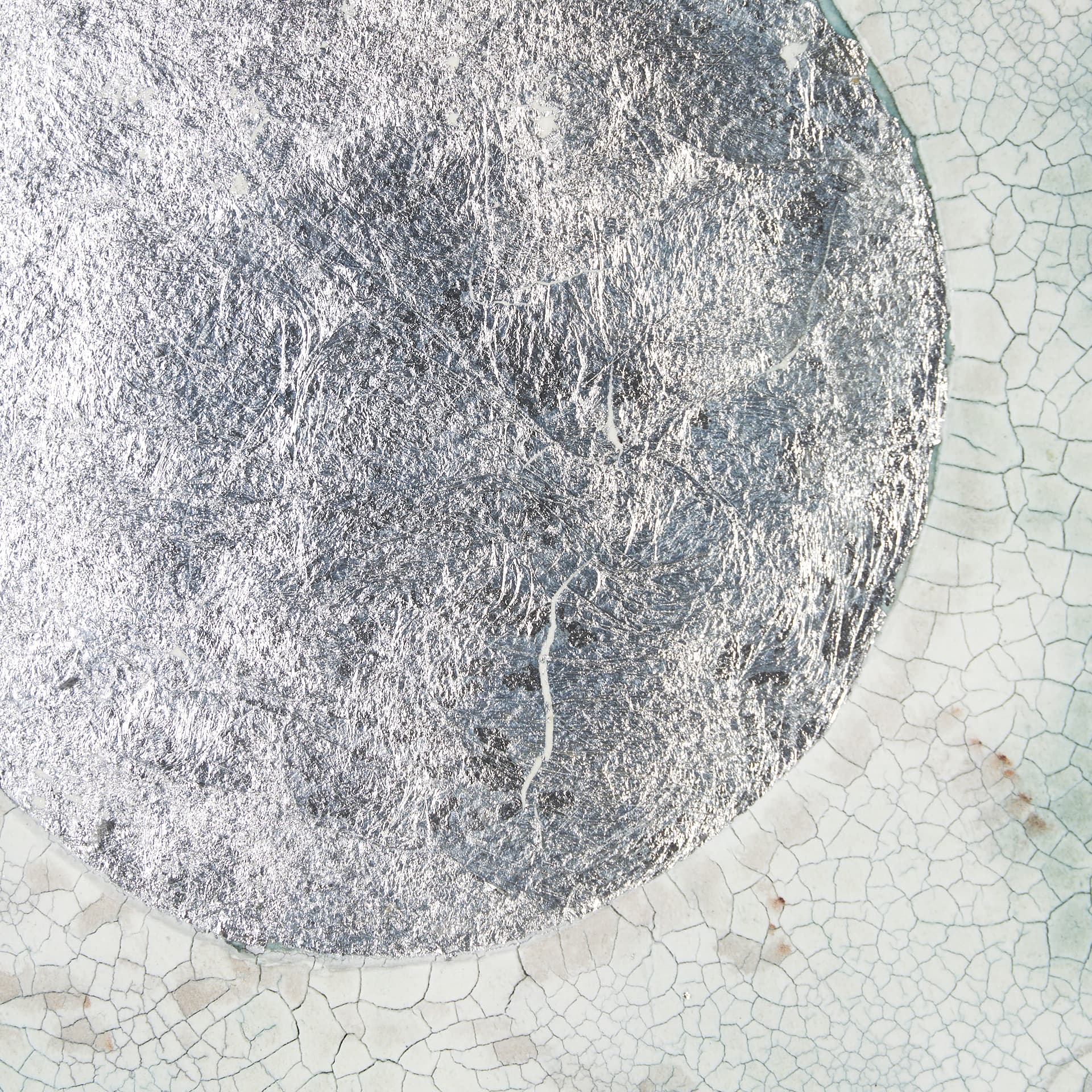 Platinum Moona by Studio M a handmade Original Framed Artwork under Glass — product photograph