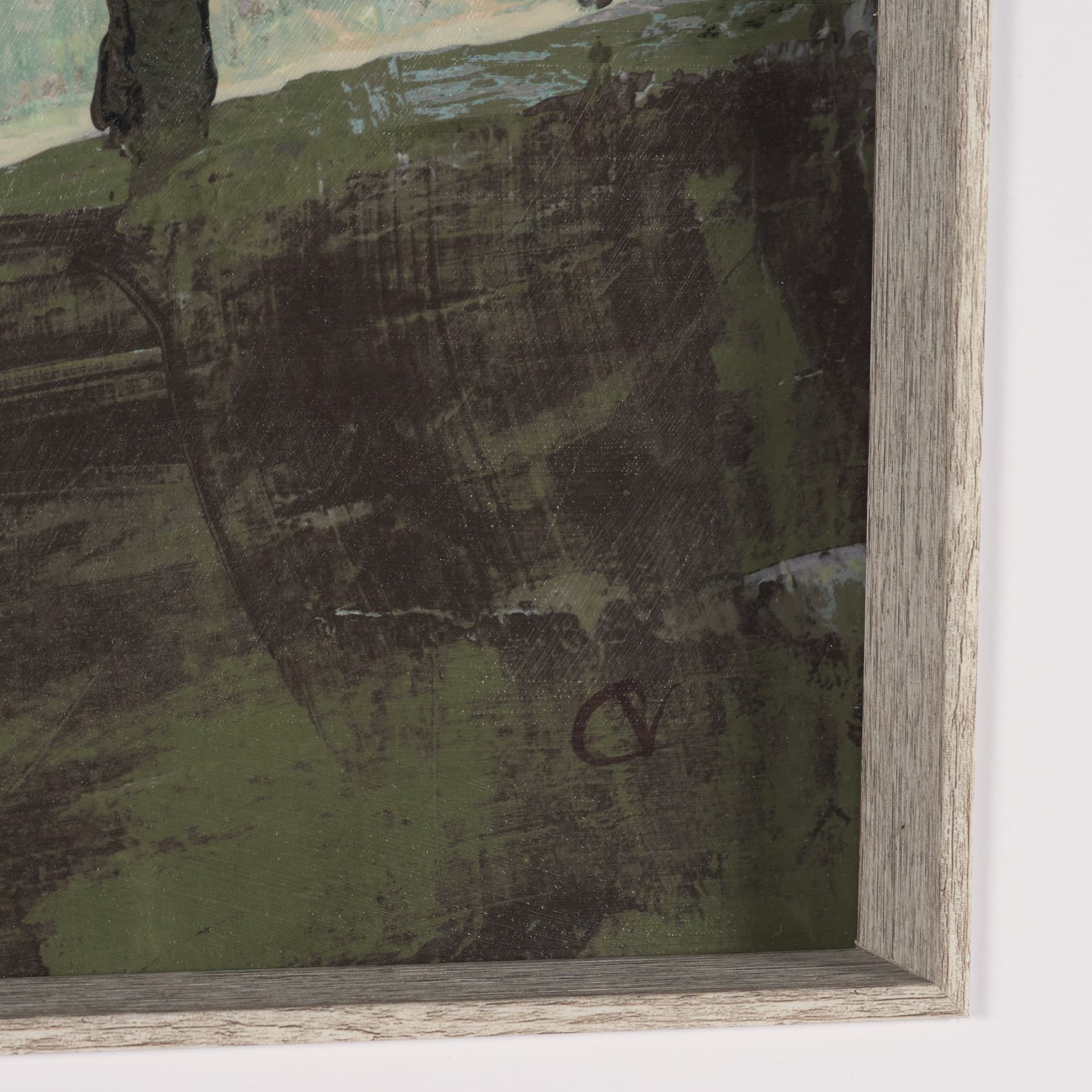 Gilded Grove by Mercana Studio Textured Framed Artwork Matted under Glass — product photograph