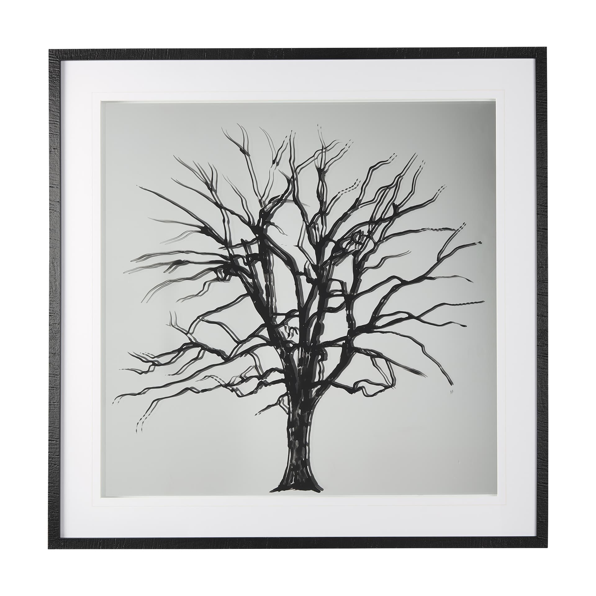 Tree of Life by Studio M a handmade Original Framed Artwork on Glass — product photograph