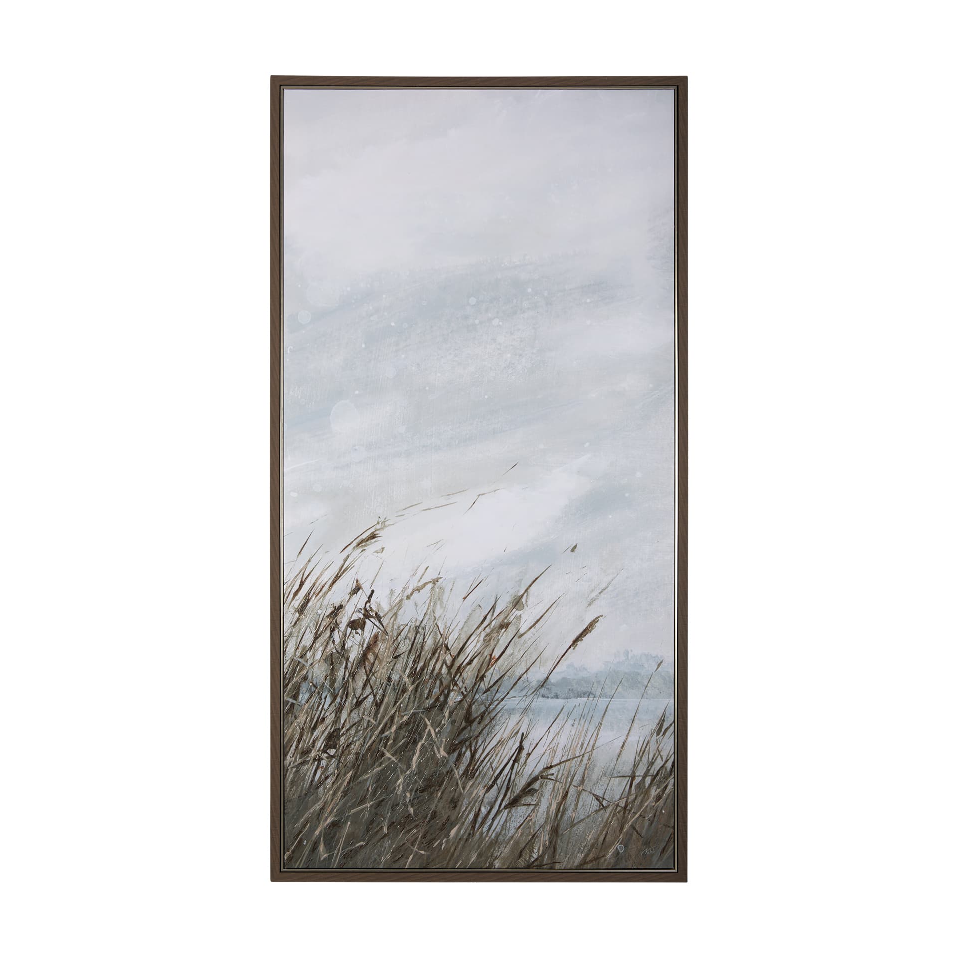 Chilly Breeze I by Mercana Studio a Hand Embellished Textured Framed Canvas — product photograph