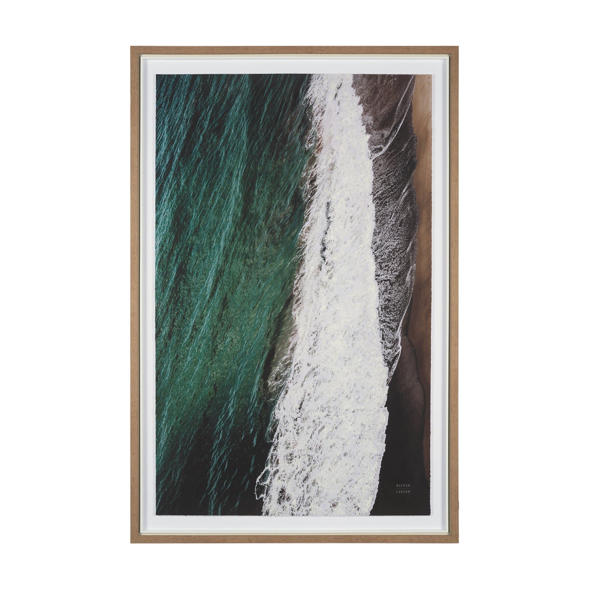 Move Gently I by Nathan Larson a Hand Embellished Framed Photo Art Print Matted under Glass — product photograph